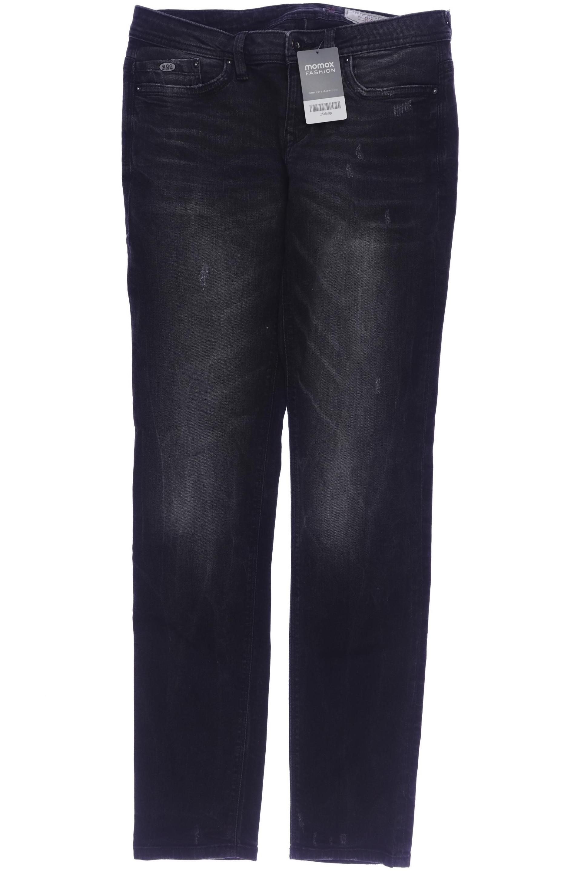 

edc by Esprit Damen Jeans, grau, Gr. 28