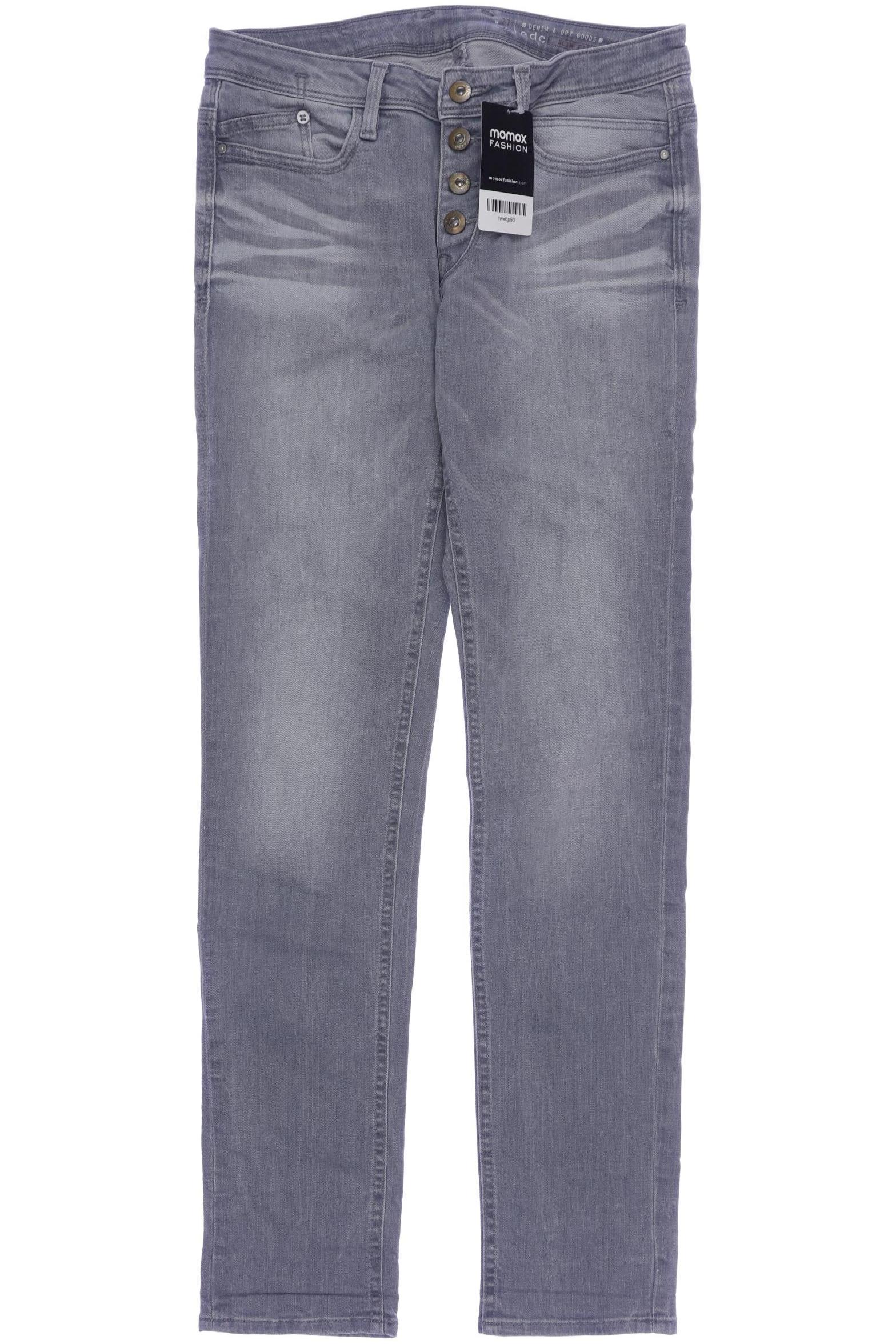 

edc by Esprit Damen Jeans, grau, Gr. 27