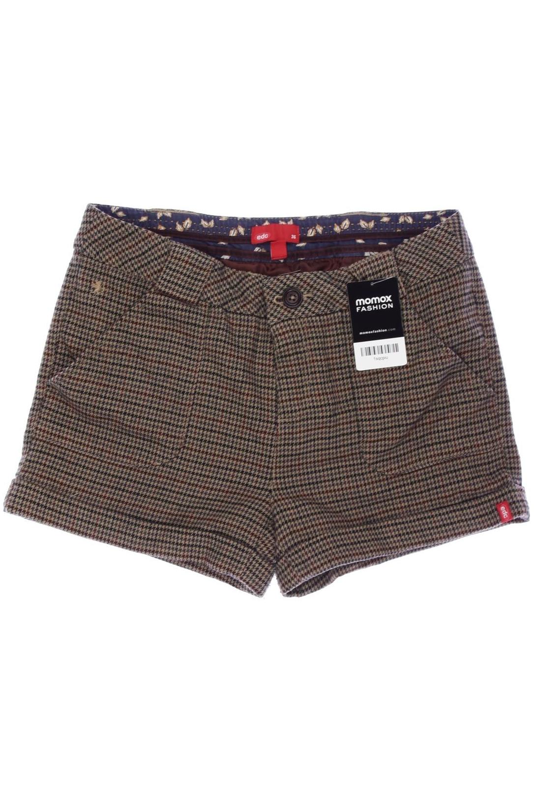 

edc by Esprit Damen Shorts, braun, Gr. 36
