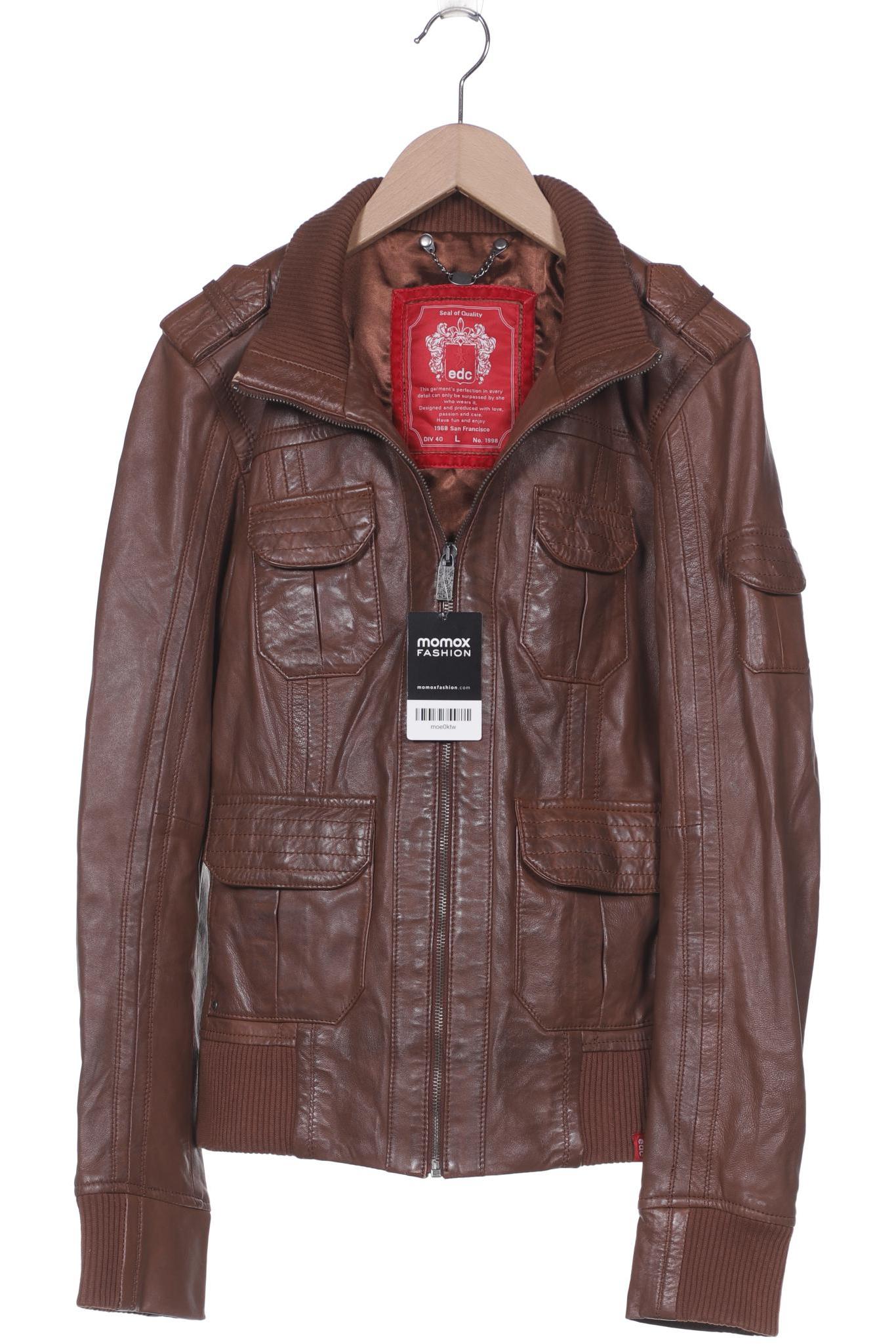 

edc by Esprit Damen Jacke, braun, Gr. 40