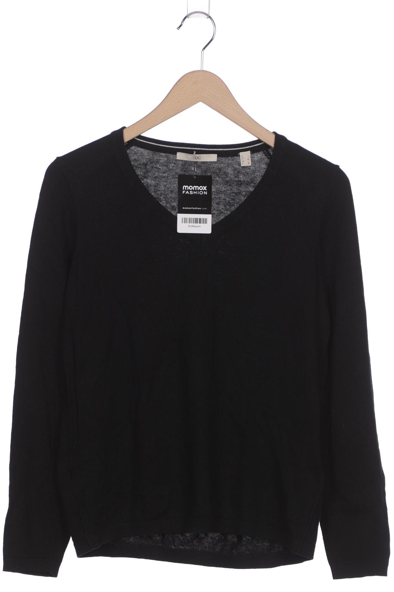 

edc by Esprit Damen Pullover, schwarz, Gr. 42