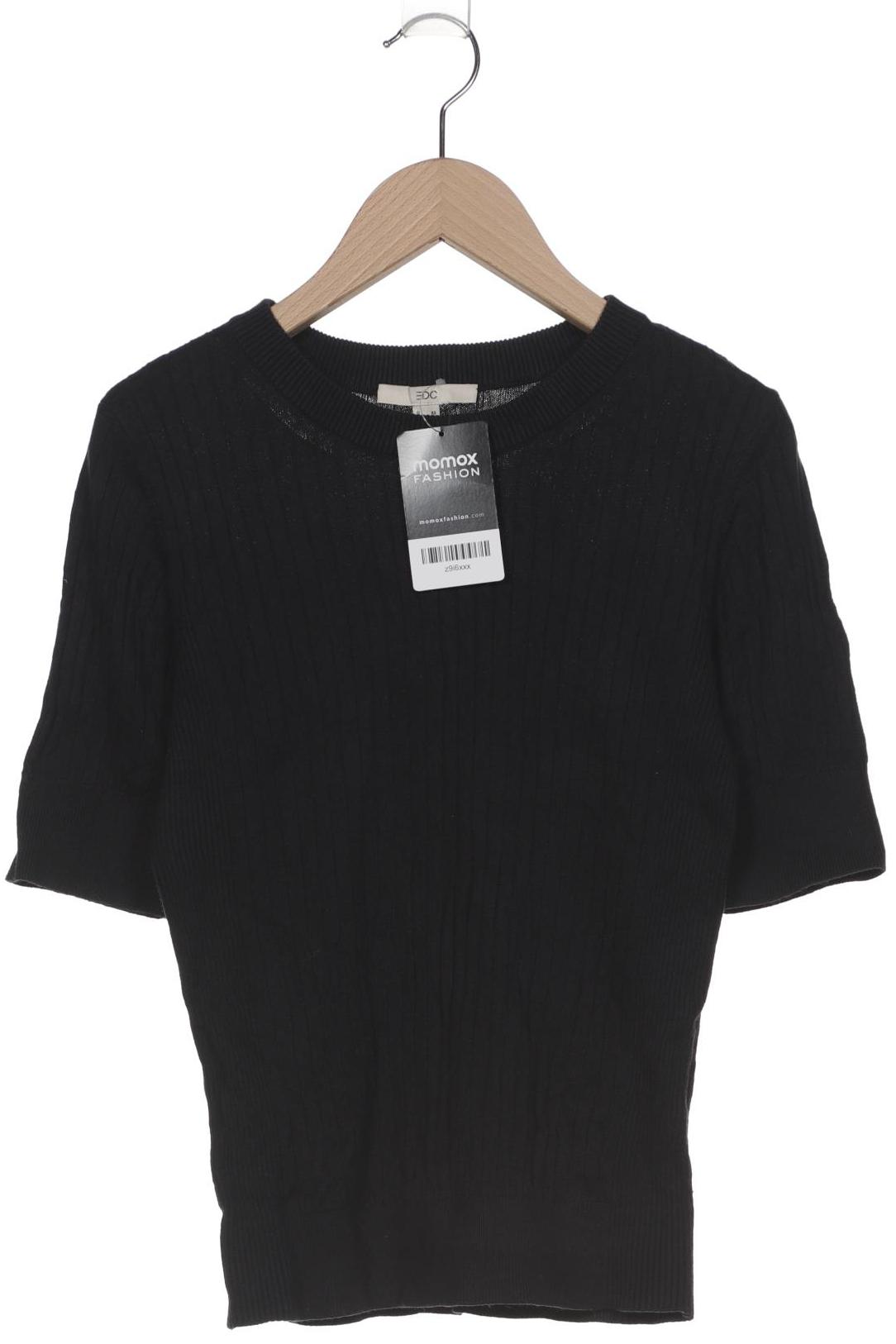 

edc by Esprit Damen Pullover, schwarz, Gr. 34