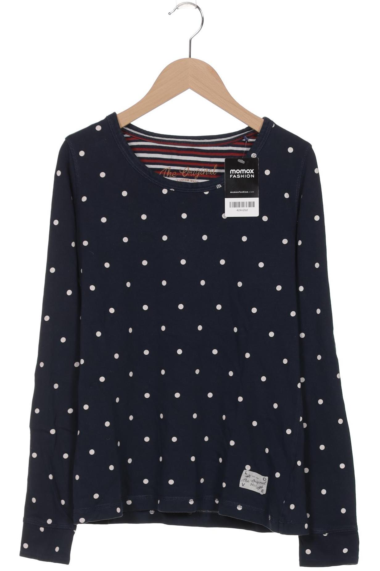 

edc by Esprit Damen Langarmshirt, marineblau, Gr. 36