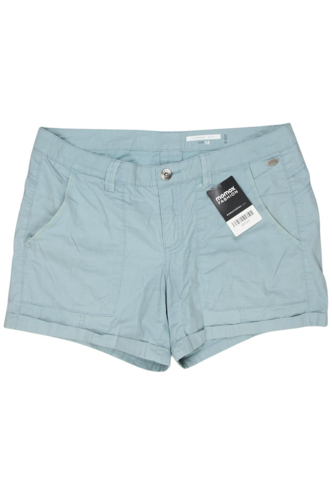 

edc by Esprit Damen Shorts, blau, Gr. 38