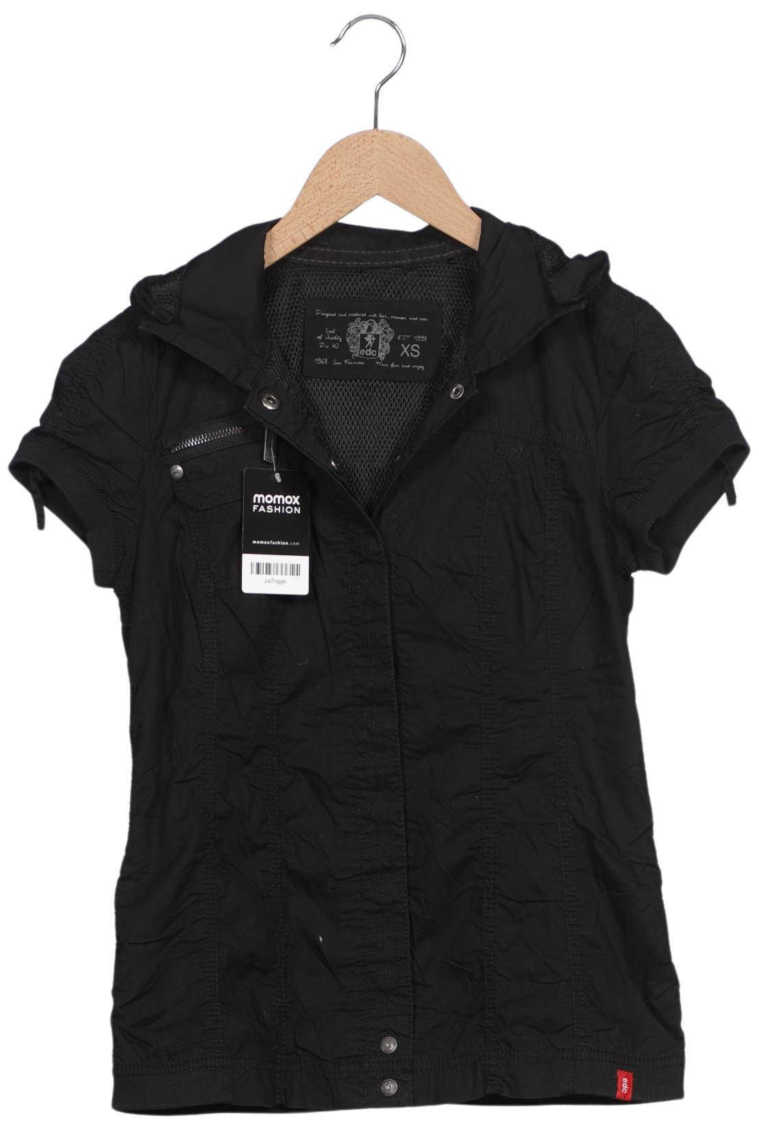 

edc by Esprit Damen Jacke, schwarz, Gr. 34