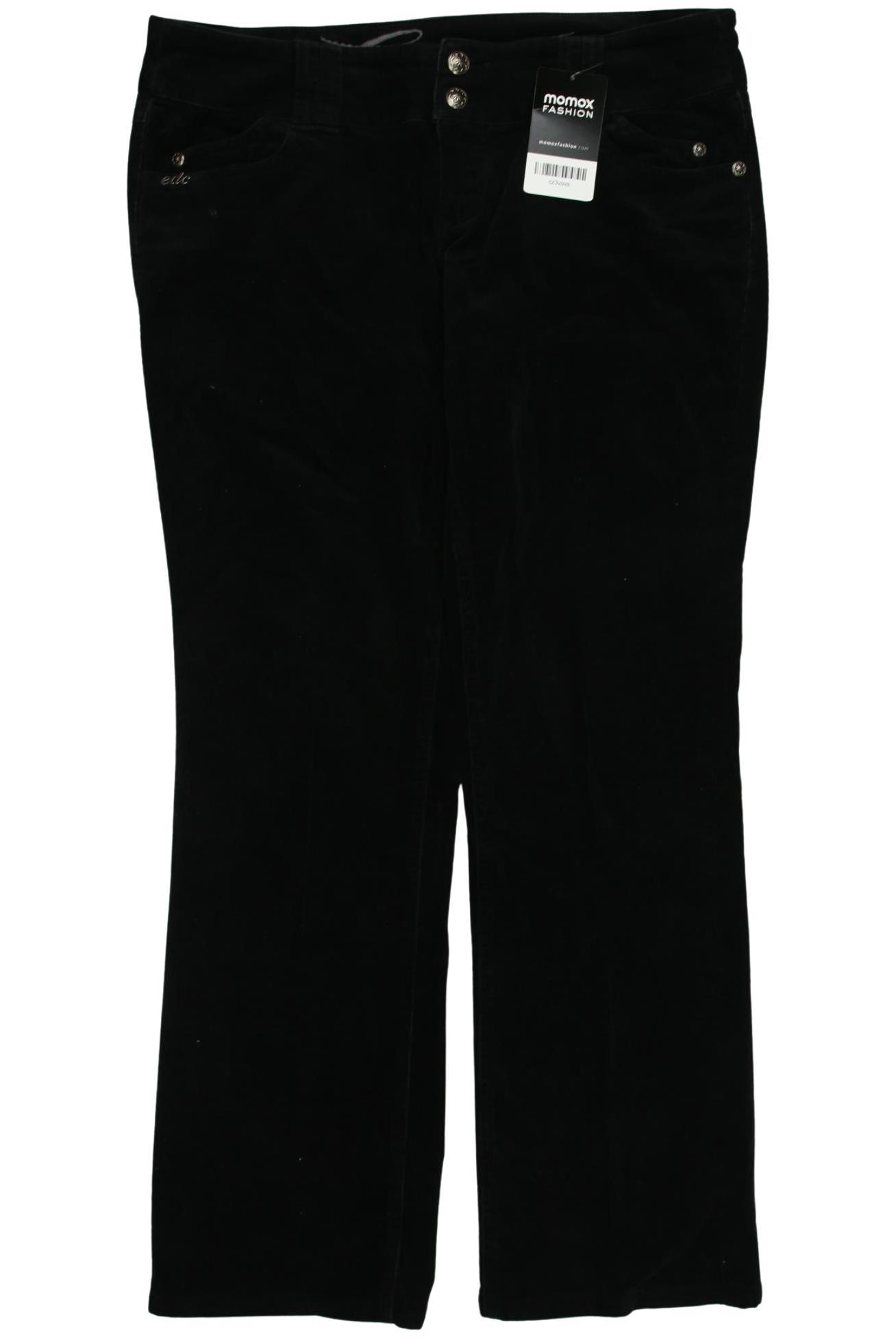 

edc by Esprit Damen Stoffhose, schwarz, Gr. 40