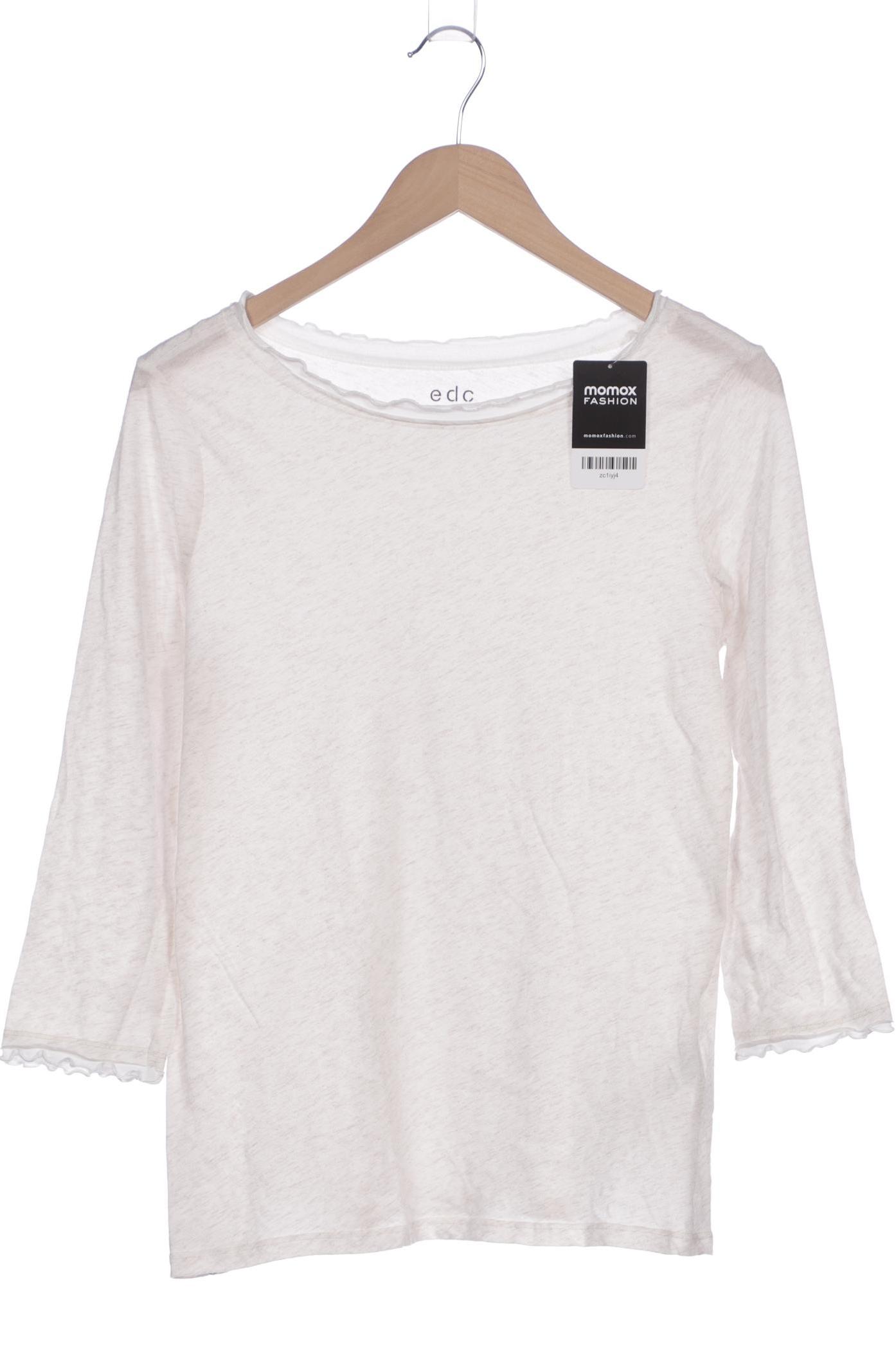 

edc by Esprit Damen Langarmshirt, beige, Gr. 42