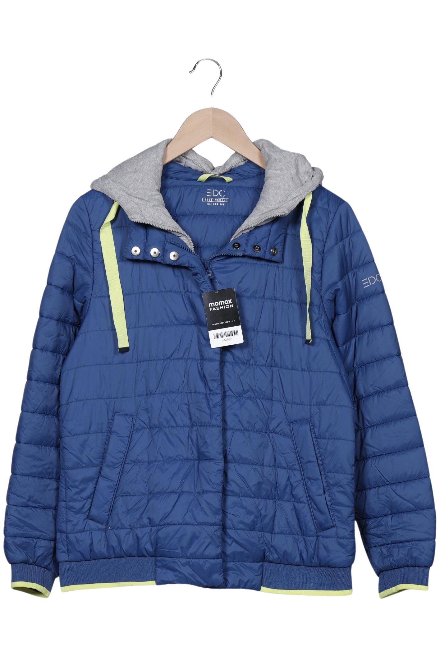 

edc by Esprit Damen Jacke, blau, Gr. 38