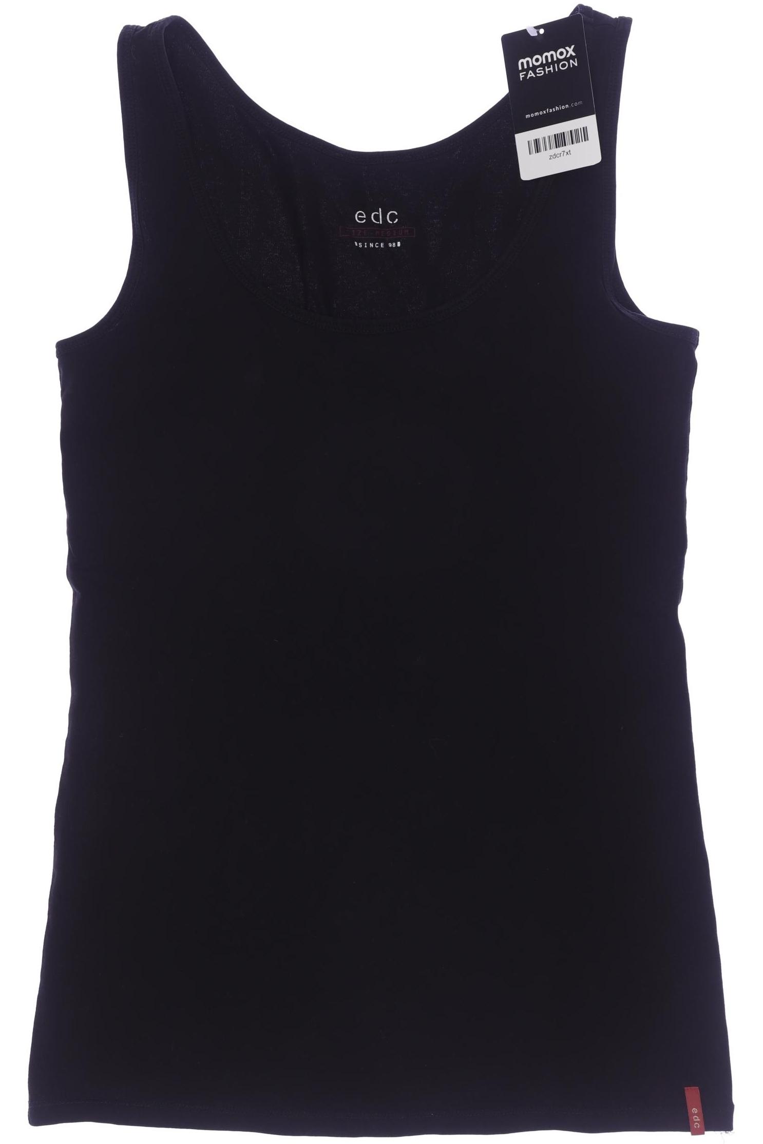 

edc by Esprit Damen Top, schwarz, Gr. 38