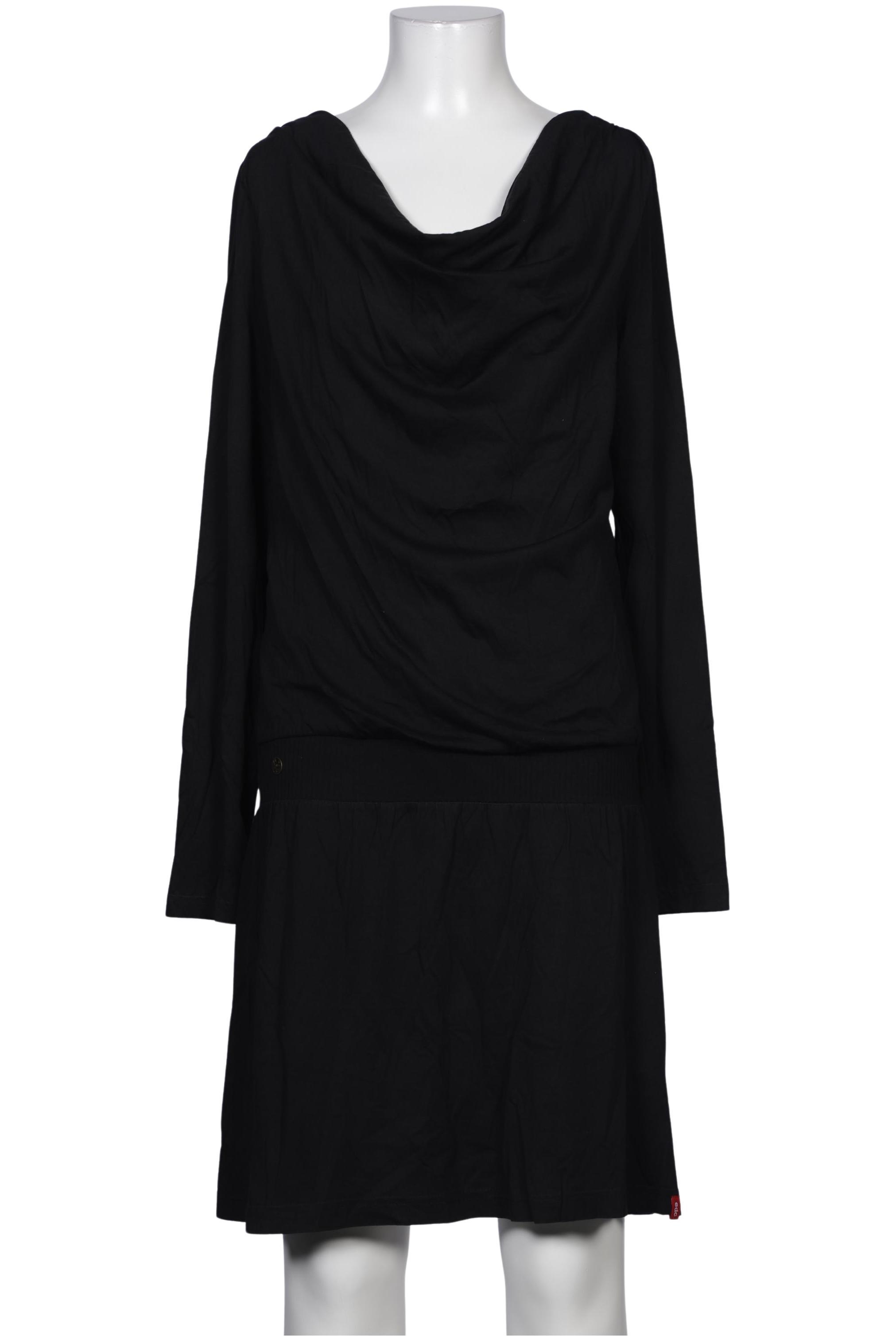

edc by Esprit Damen Kleid, schwarz, Gr. 46