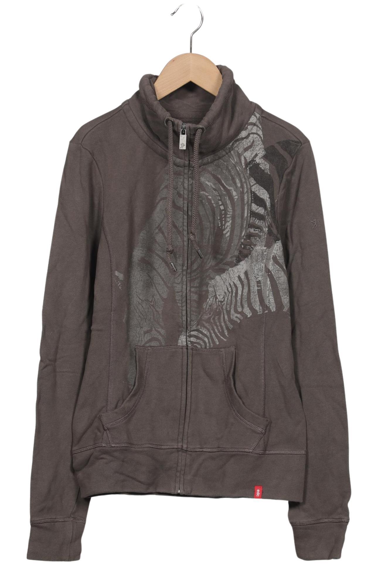 

edc by Esprit Damen Sweatshirt, grau, Gr. 38