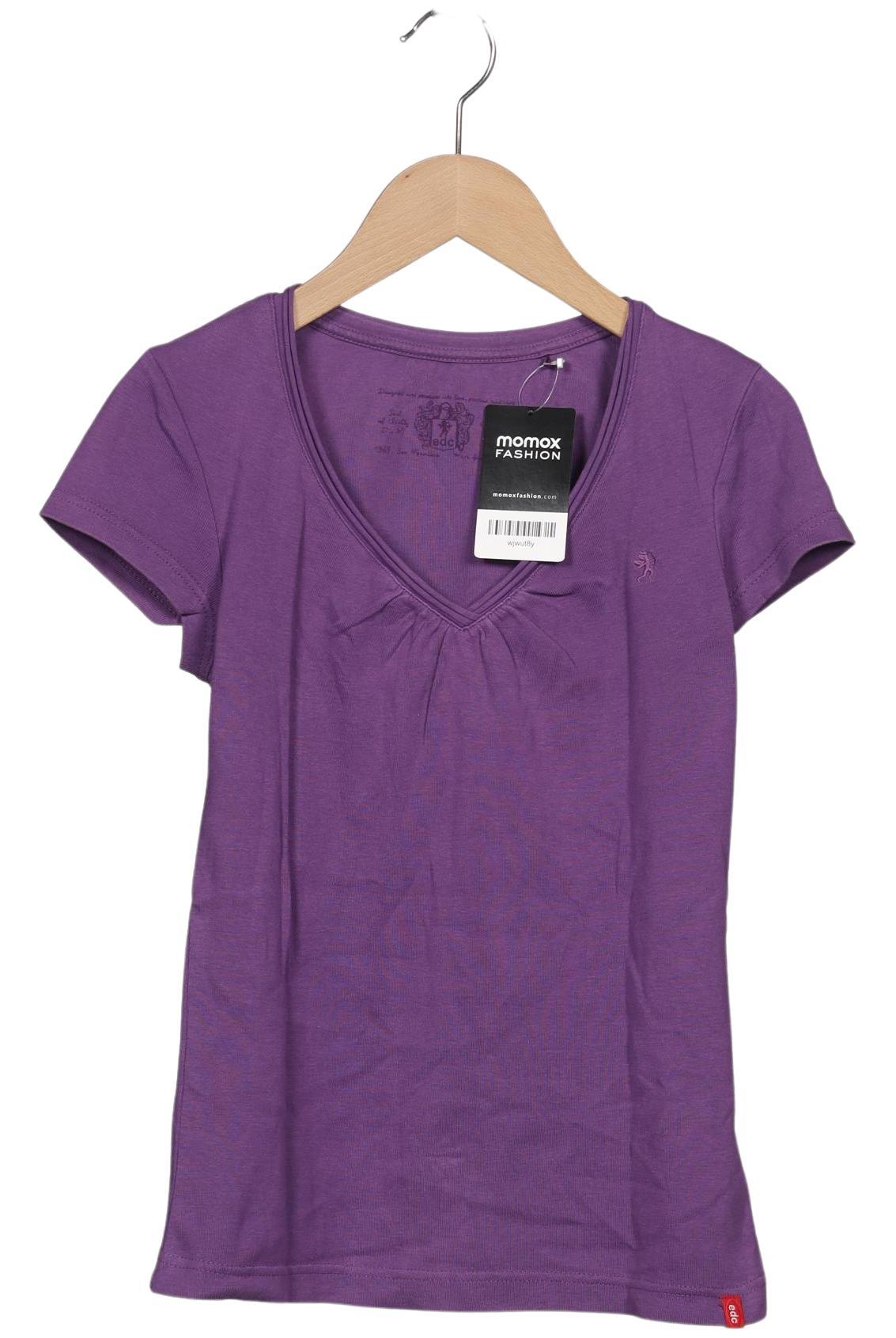 

edc by Esprit Damen T-Shirt, flieder, Gr. 36