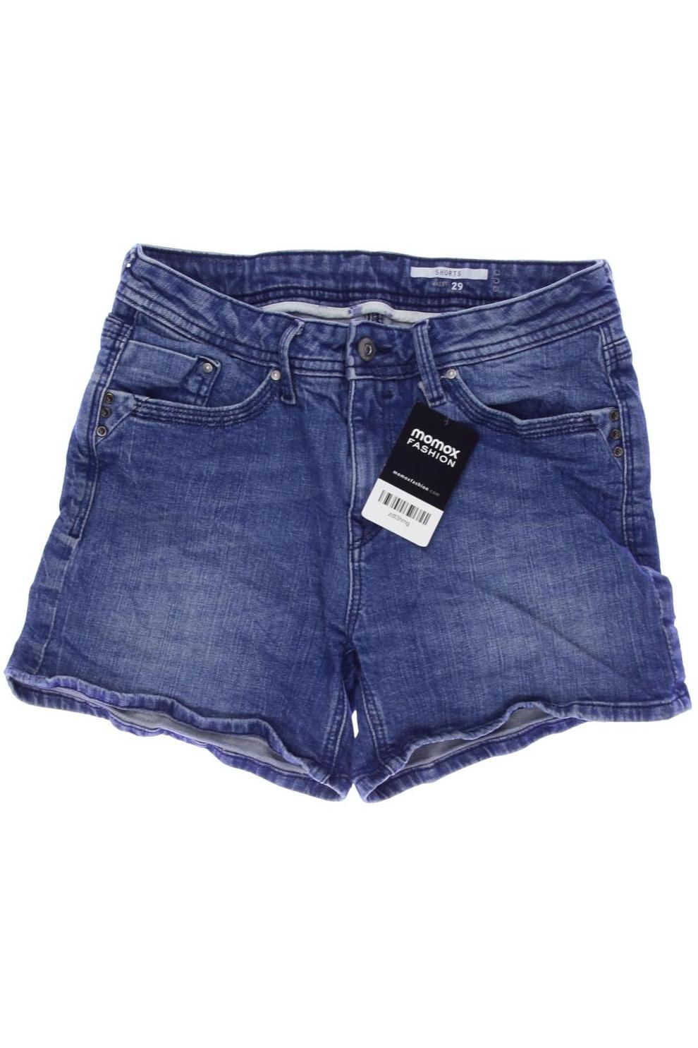 

edc by Esprit Damen Shorts, blau, Gr. 29