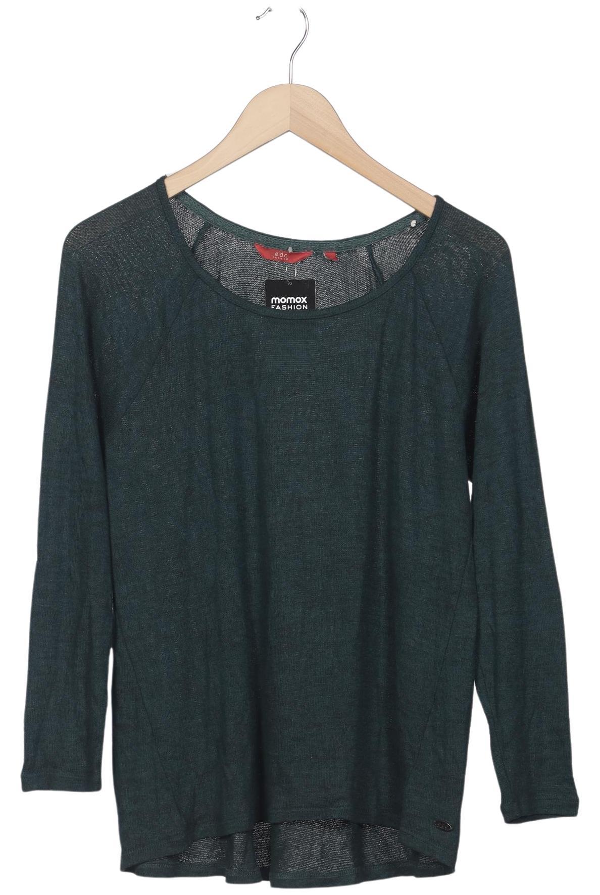 

edc by Esprit Damen Pullover, grün, Gr. 42