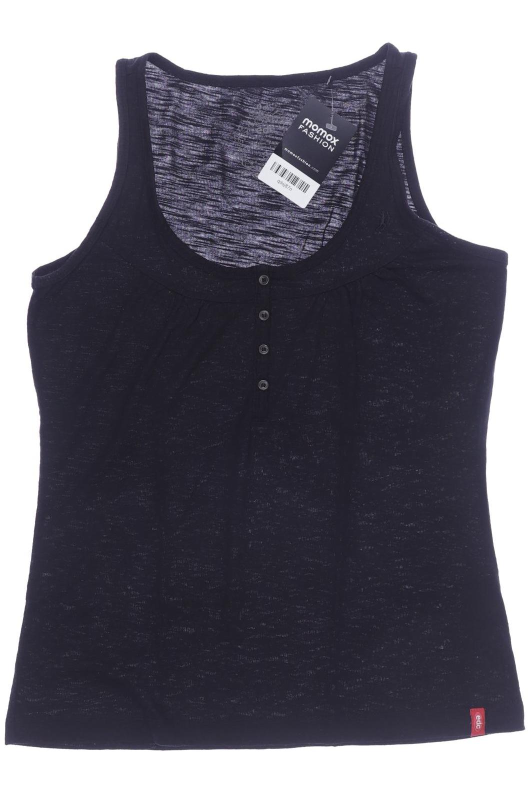 

edc by Esprit Damen Top, schwarz, Gr. 36