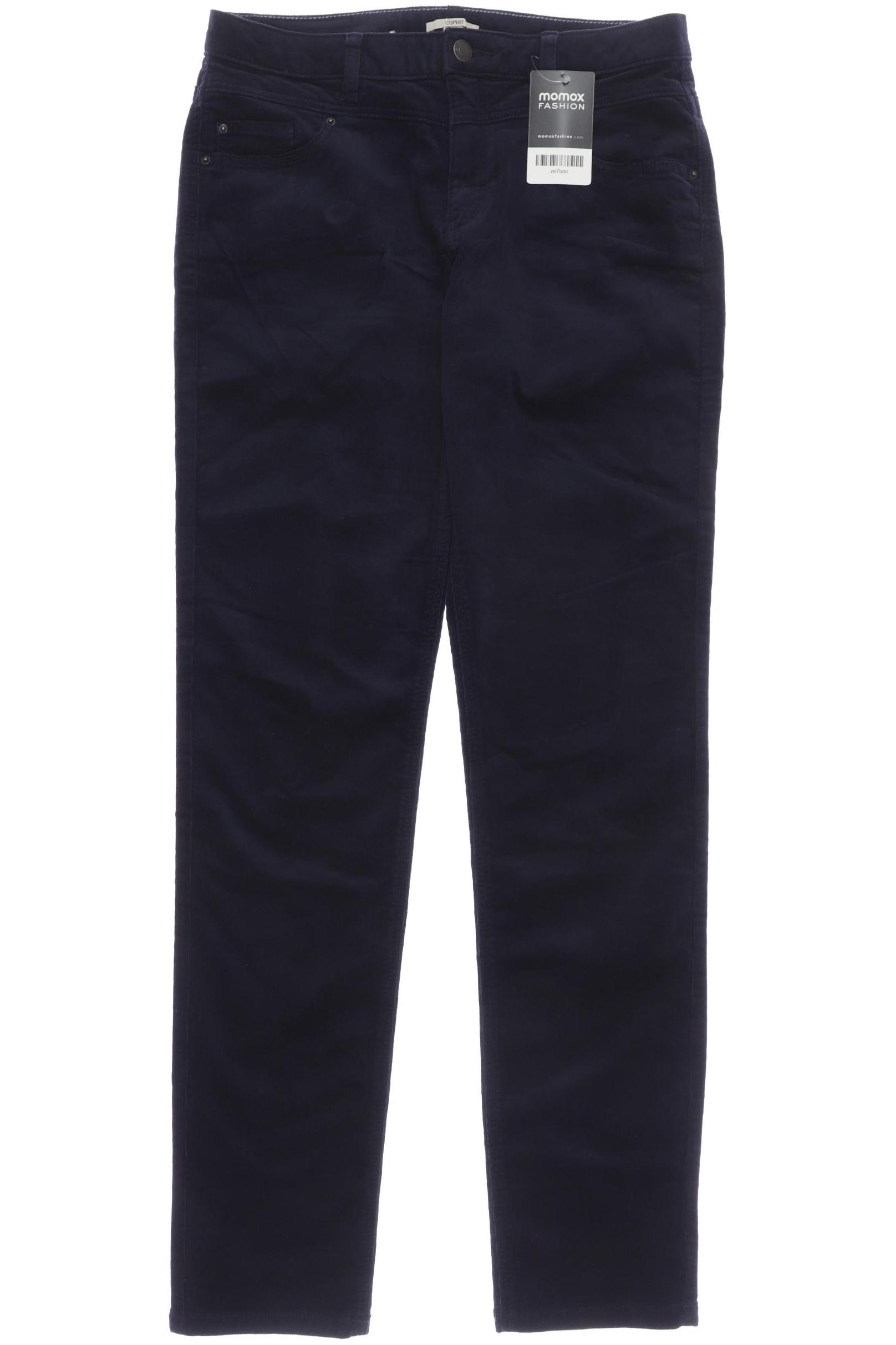 

edc by Esprit Damen Stoffhose, marineblau, Gr. 38