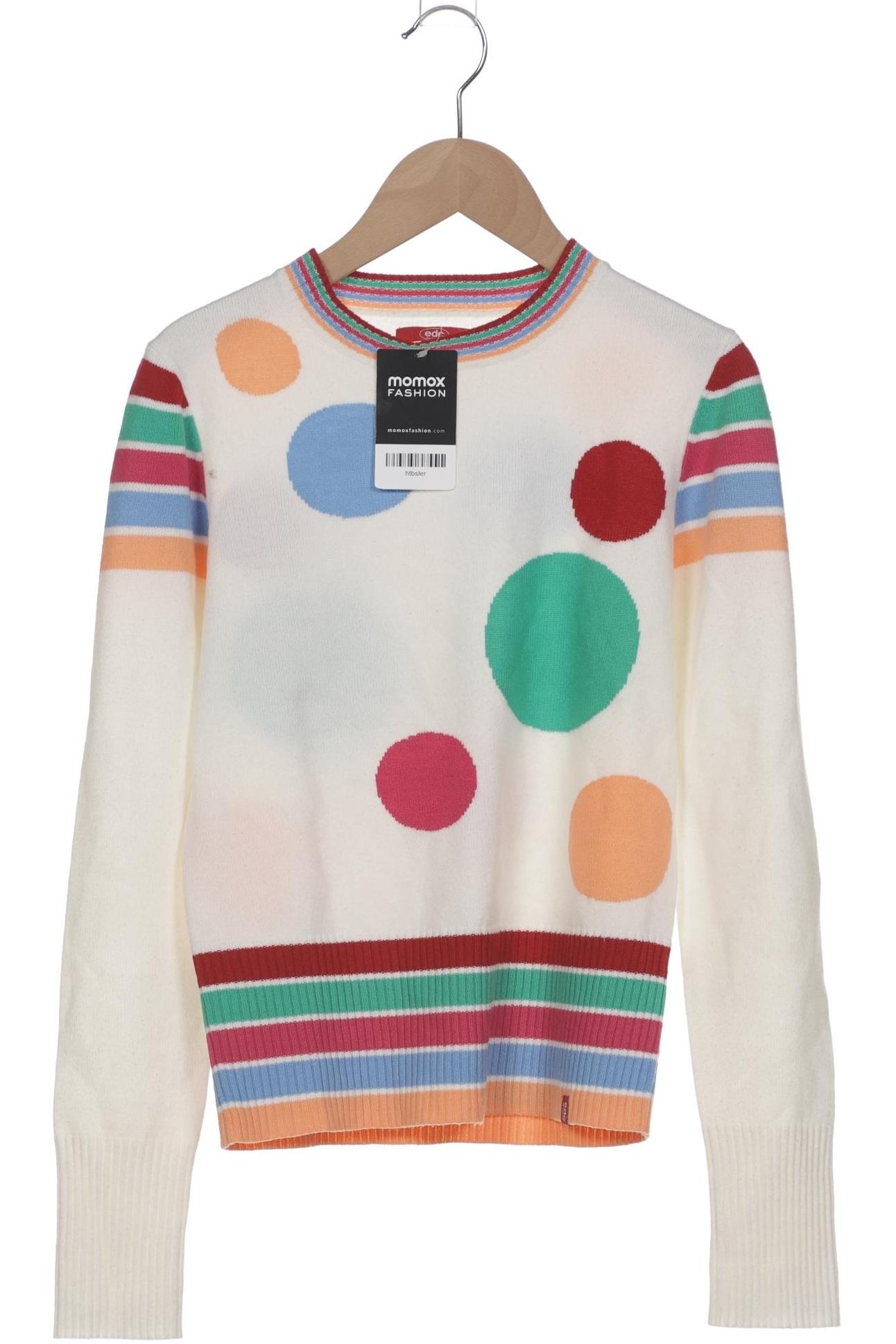 

edc by Esprit Damen Pullover, weiß, Gr. 36