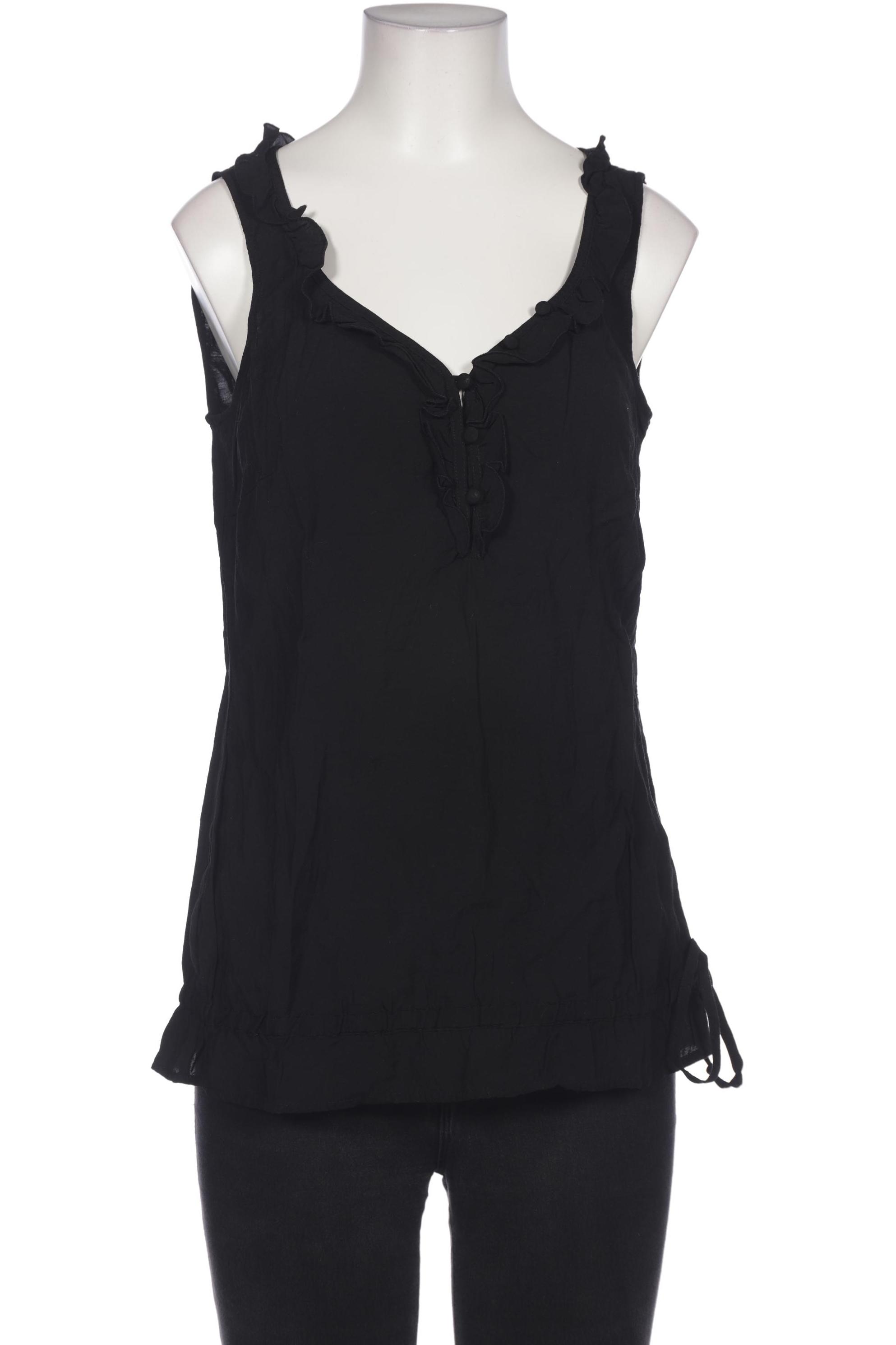 

edc by Esprit Damen Bluse, schwarz