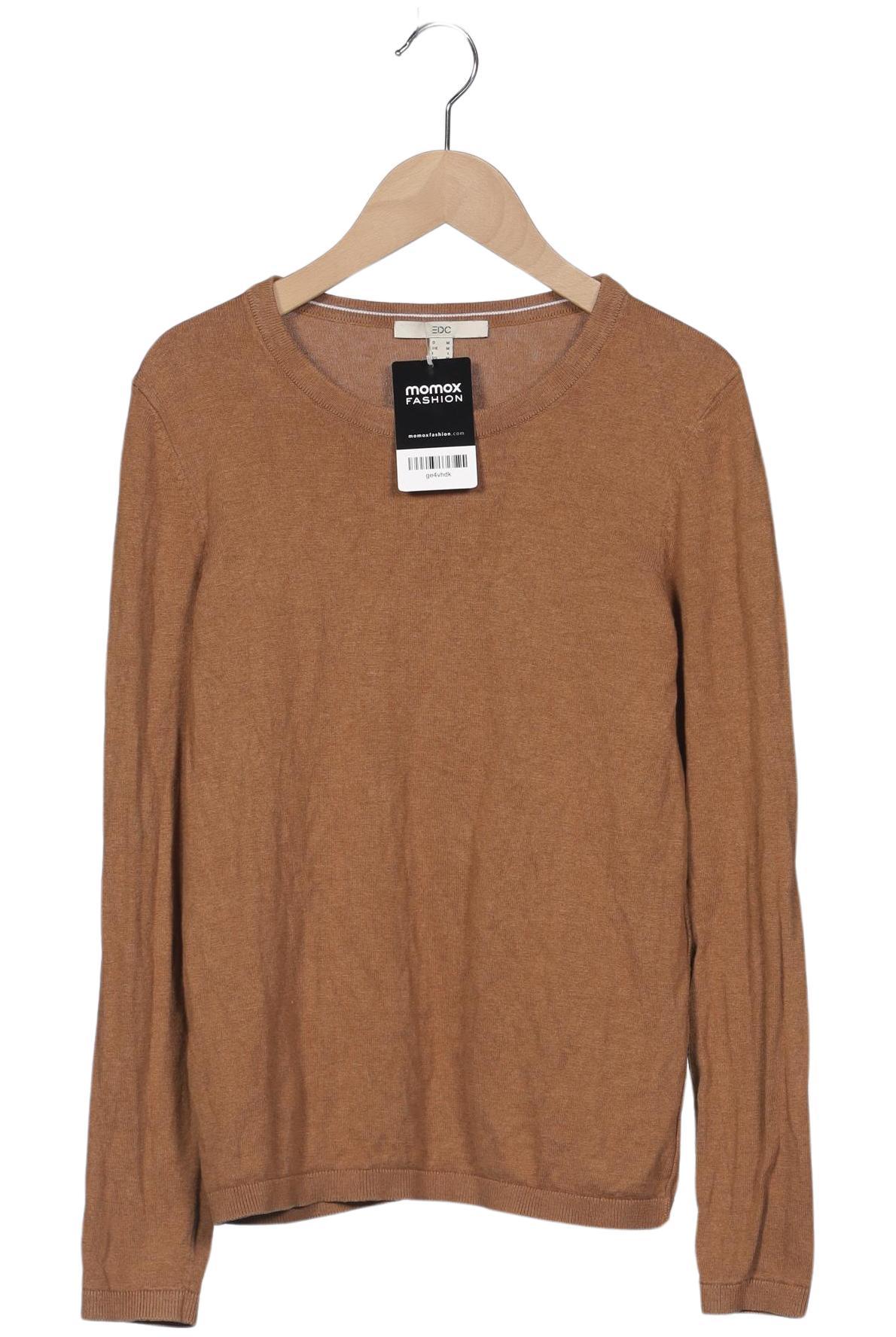 

edc by Esprit Damen Pullover, braun, Gr. 38