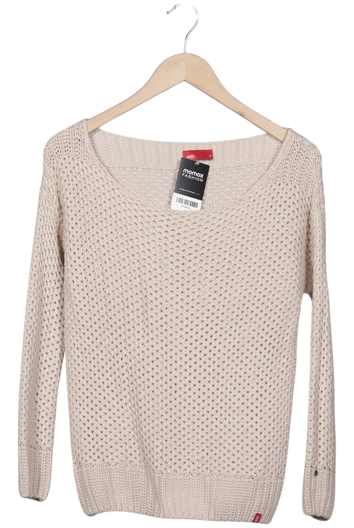 

edc by Esprit Damen Pullover, beige, Gr. 36