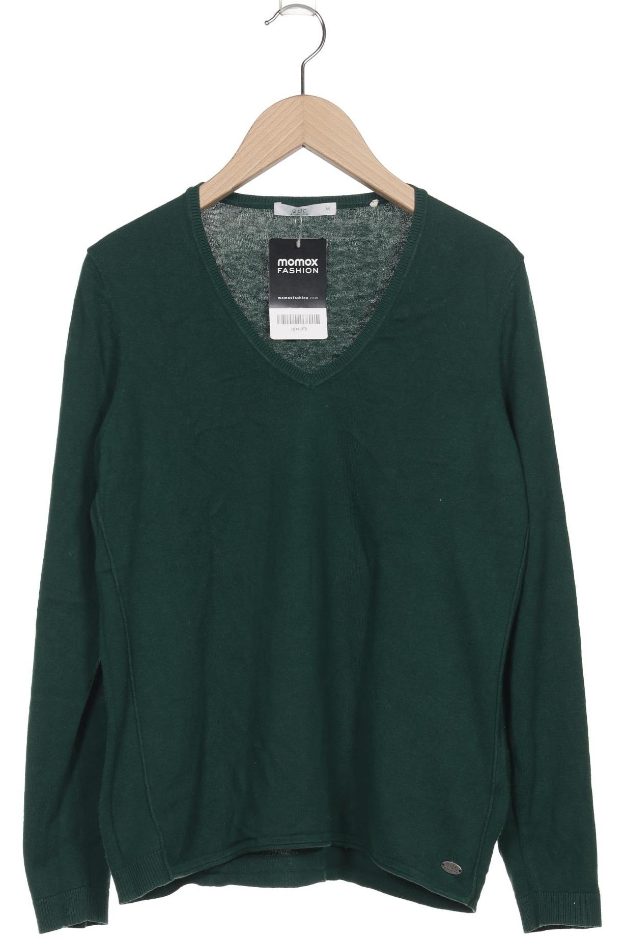 

edc by Esprit Damen Pullover, grün, Gr. 38