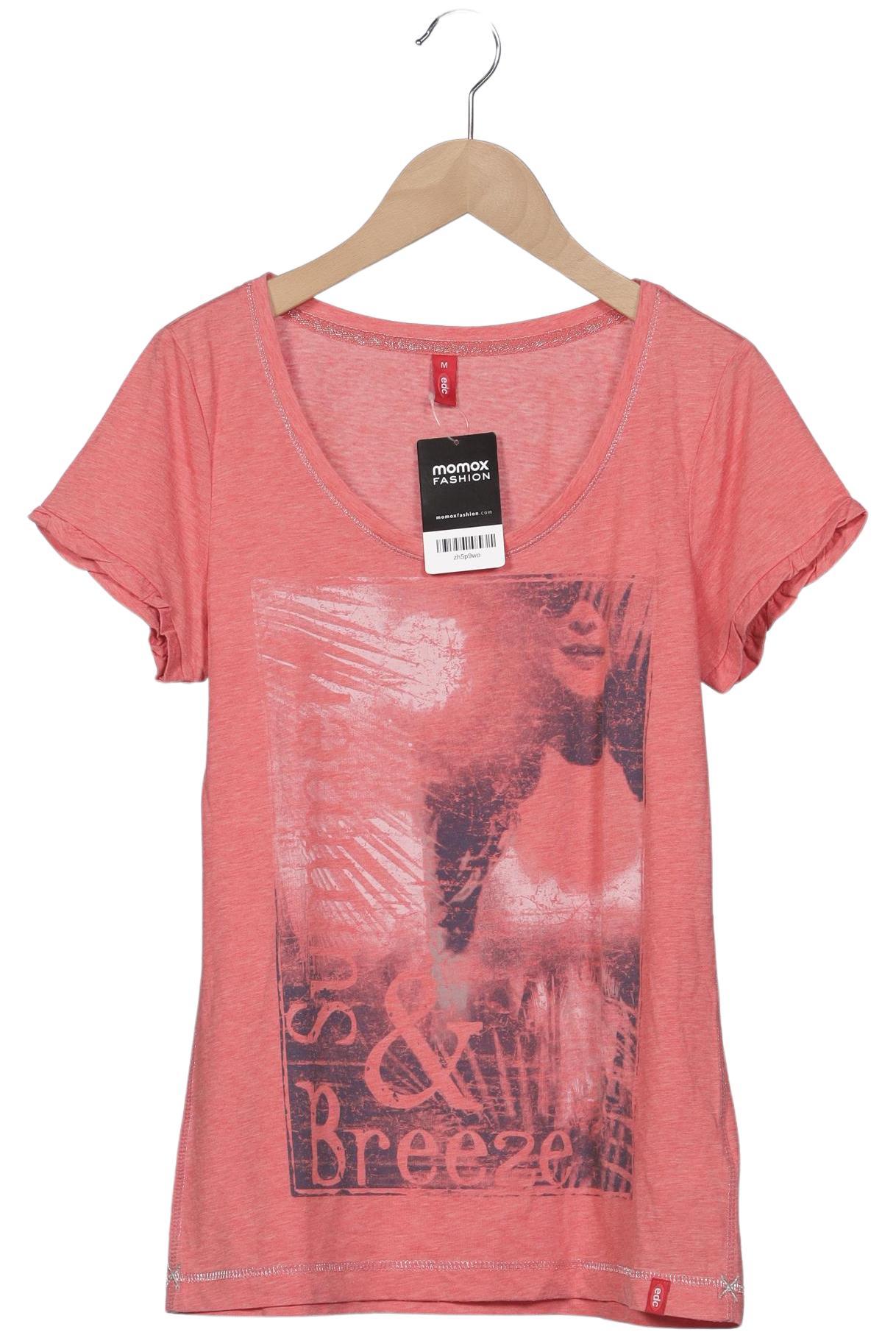 

edc by Esprit Damen T-Shirt, pink, Gr. 38