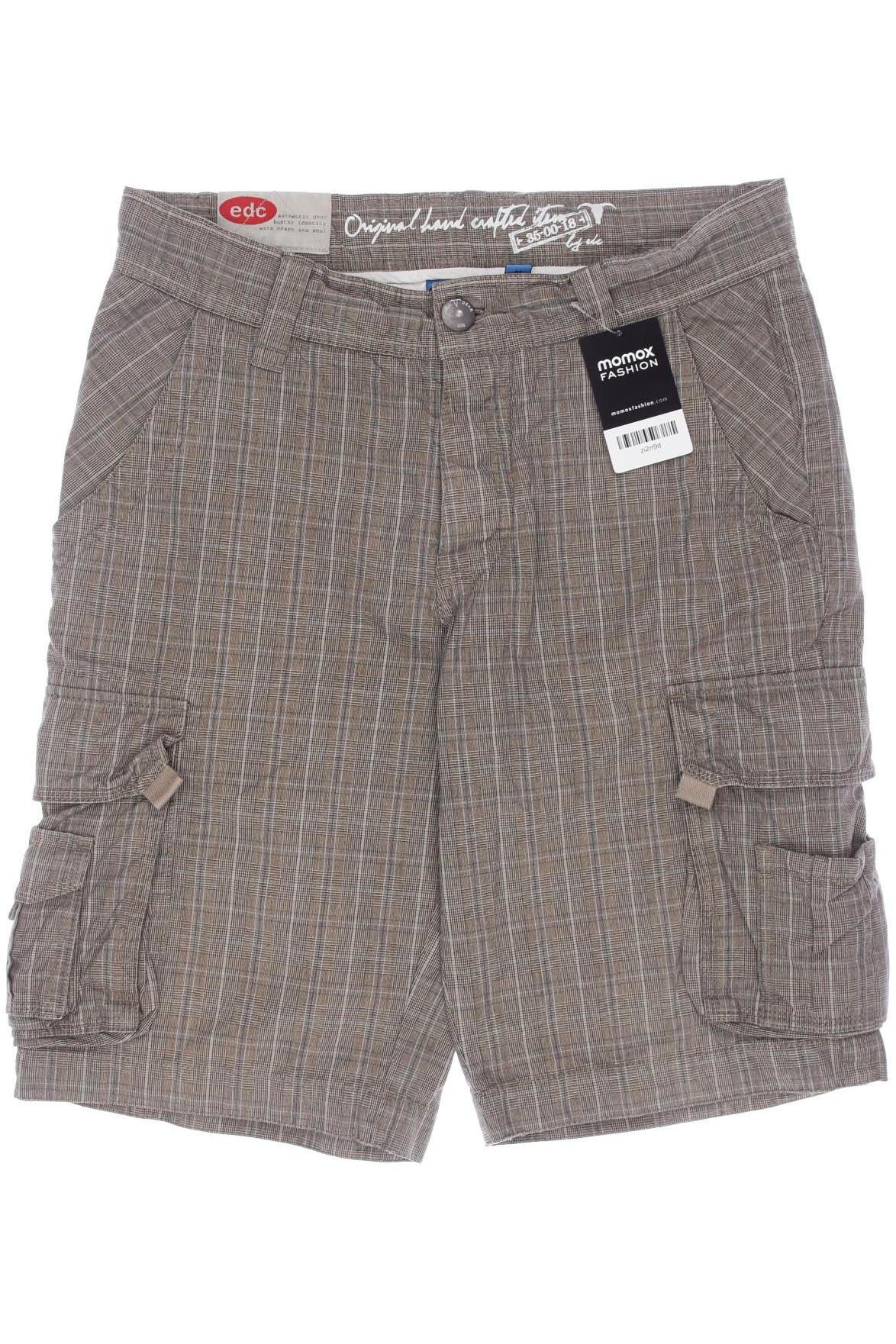 

edc by Esprit Herren Shorts, braun, Gr. 31
