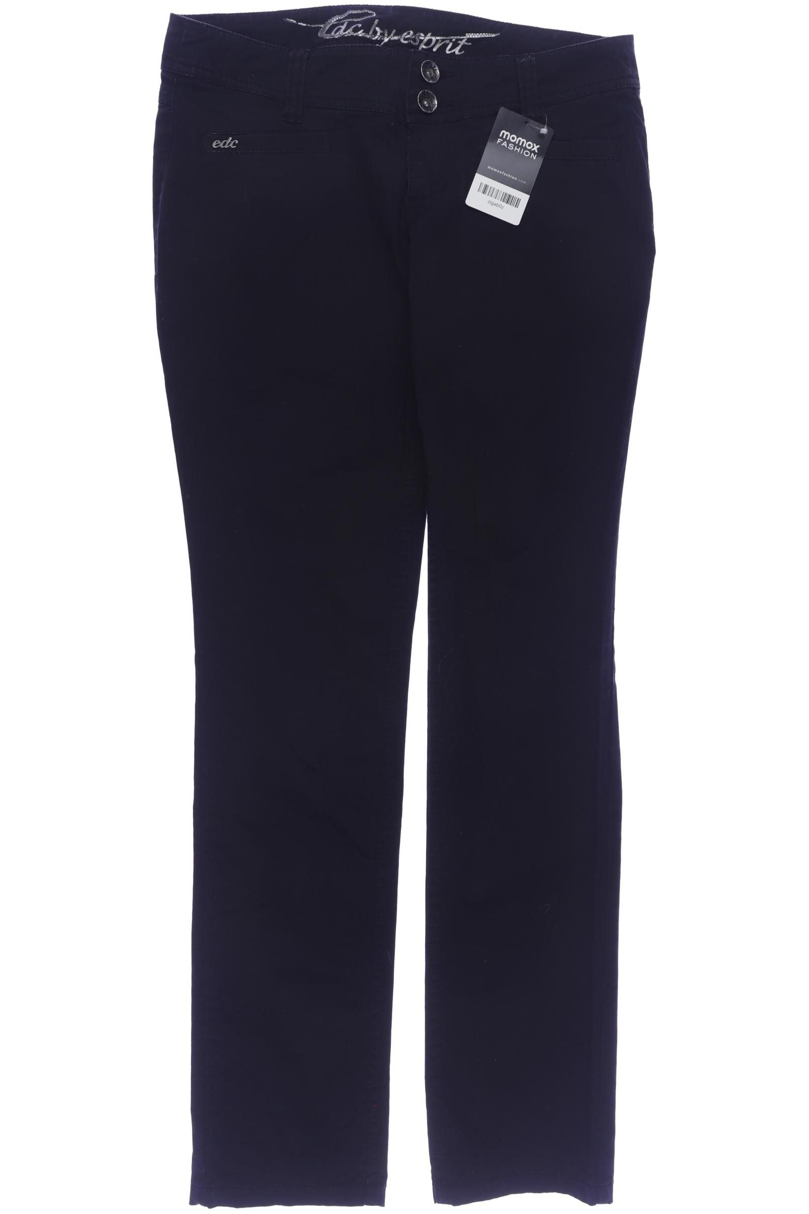 

edc by Esprit Damen Jeans, schwarz, Gr. 38