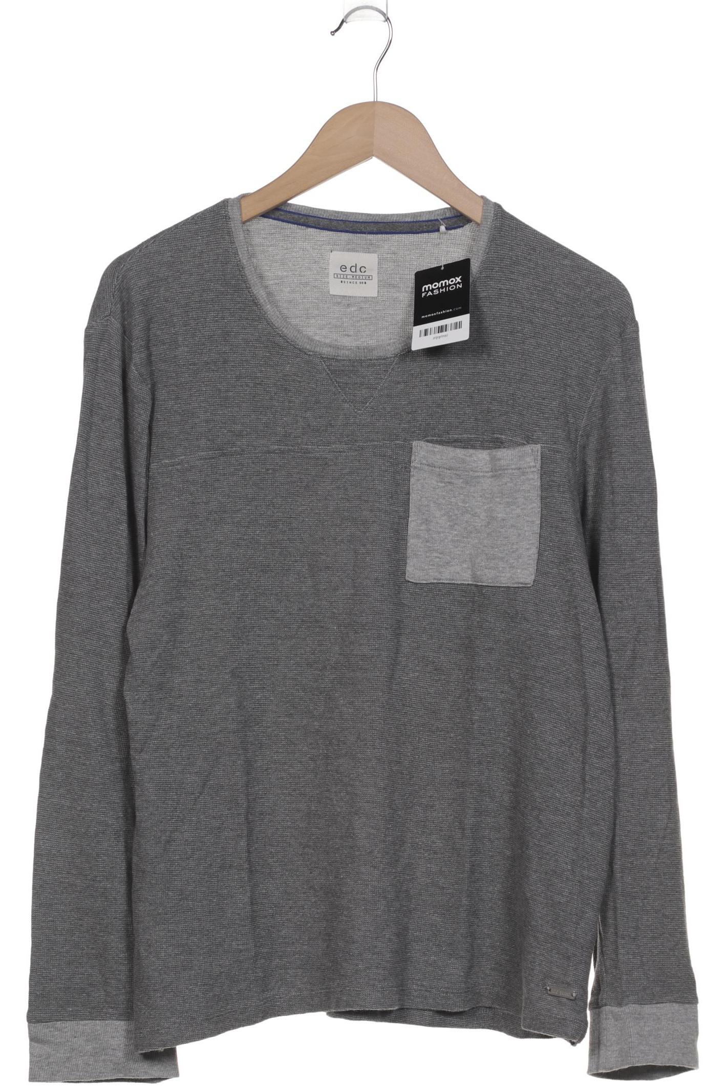 

edc by Esprit Herren Pullover, grau, Gr. 48