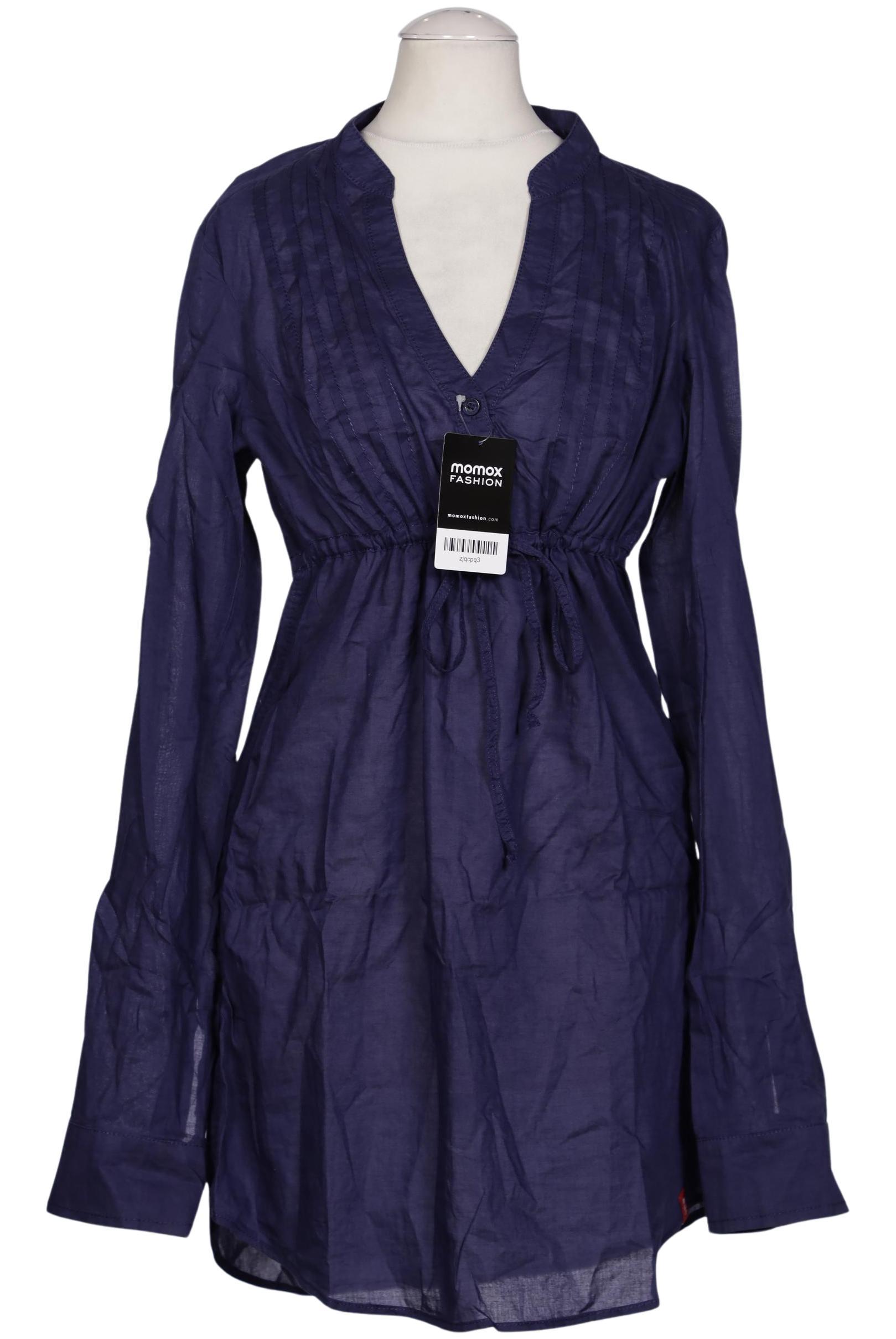 

edc by Esprit Damen Bluse, marineblau, Gr. 34