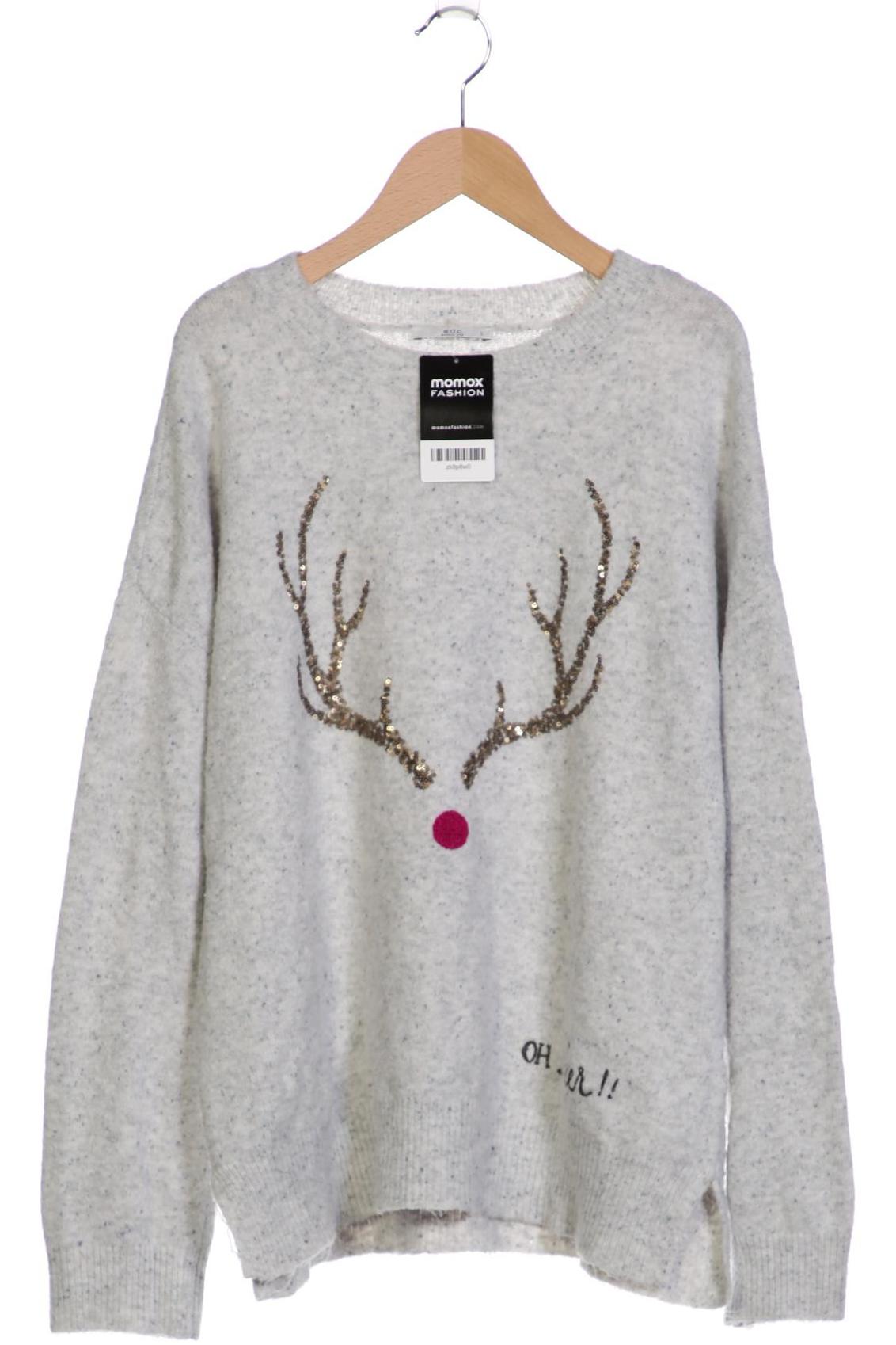 

edc by Esprit Damen Pullover, grau, Gr. 42