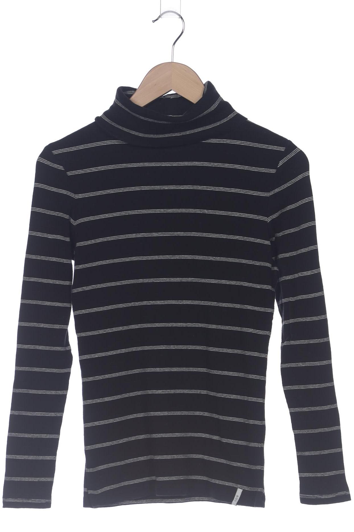 

edc by Esprit Damen Langarmshirt, schwarz, Gr. 36