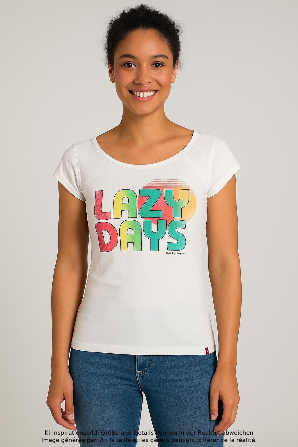 

edc by Esprit Damen T-Shirt, weiß, Gr. 36