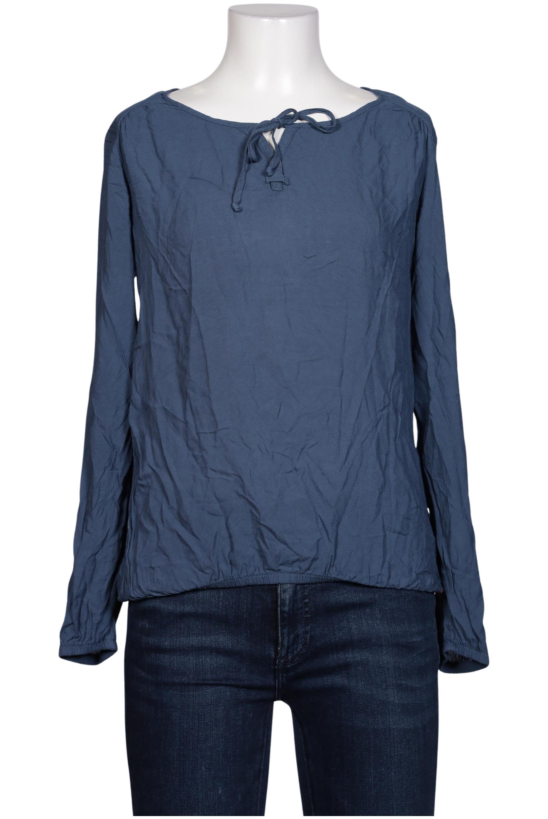 

edc by Esprit Damen Bluse, blau, Gr. 38