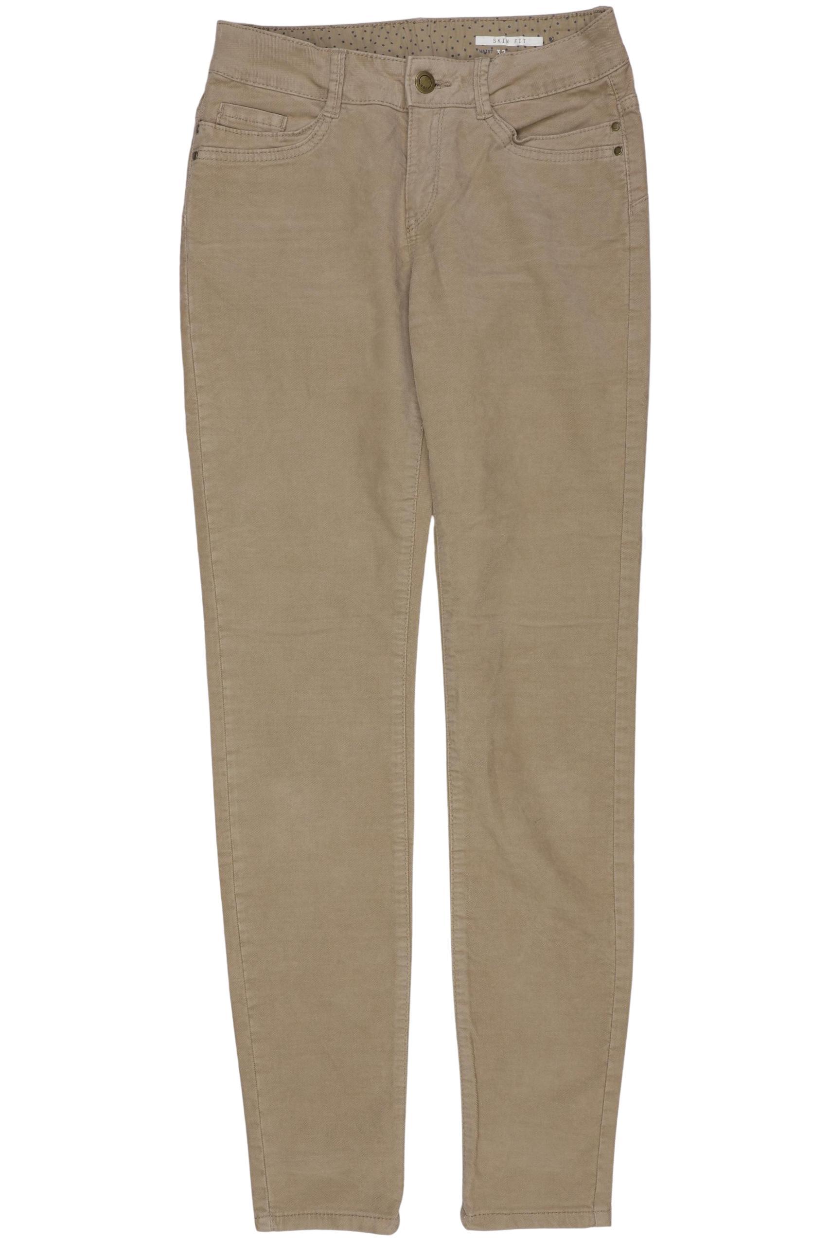 

edc by Esprit Damen Stoffhose, beige, Gr. 31