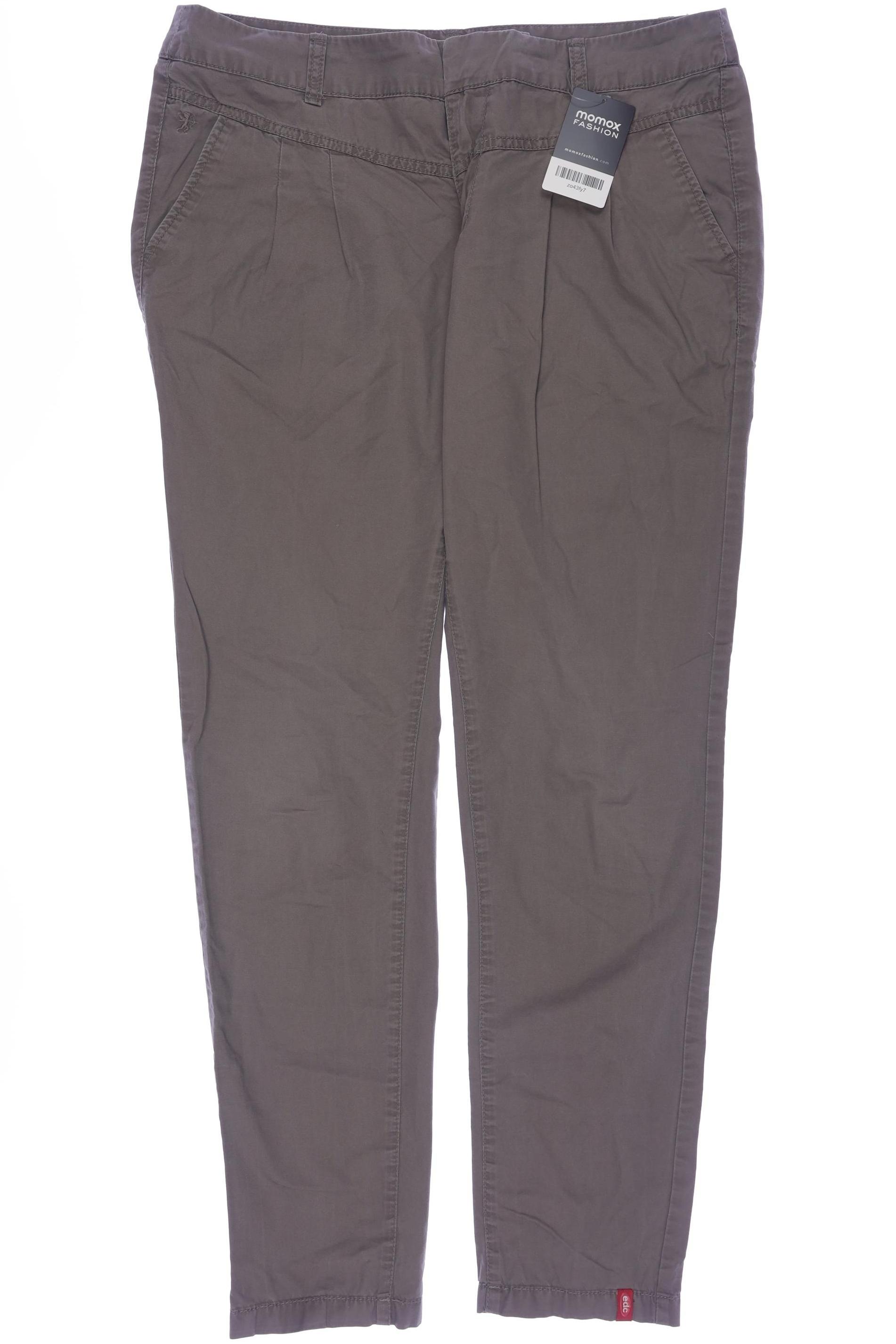 

edc by Esprit Damen Stoffhose, braun, Gr. 40