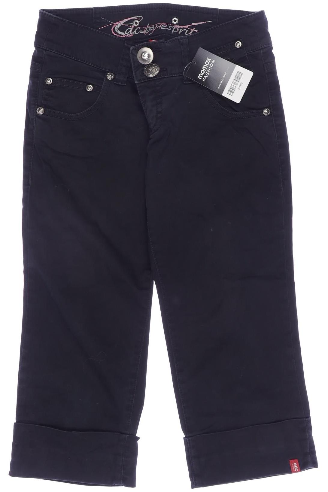 

edc by Esprit Damen Stoffhose, schwarz, Gr. 32