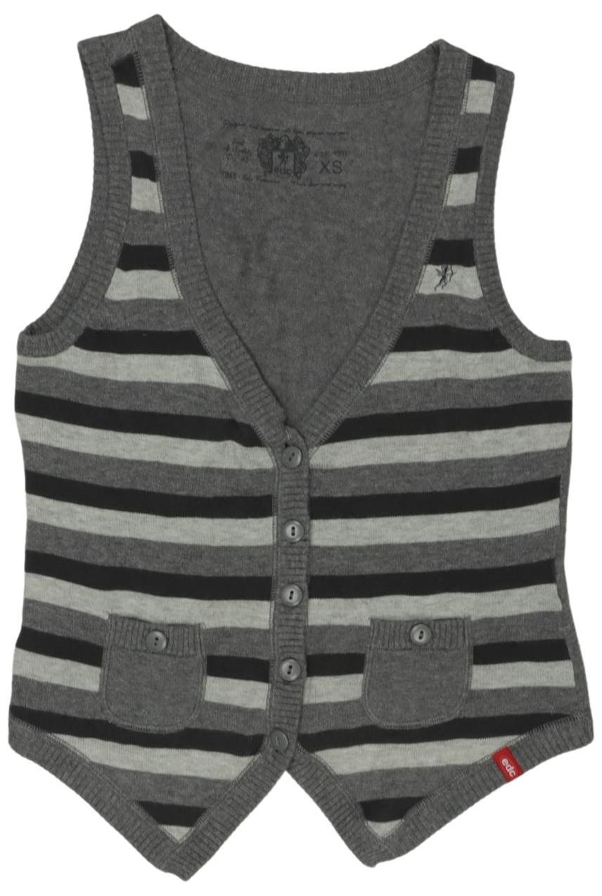 

edc by Esprit Damen Weste, grau, Gr. 34
