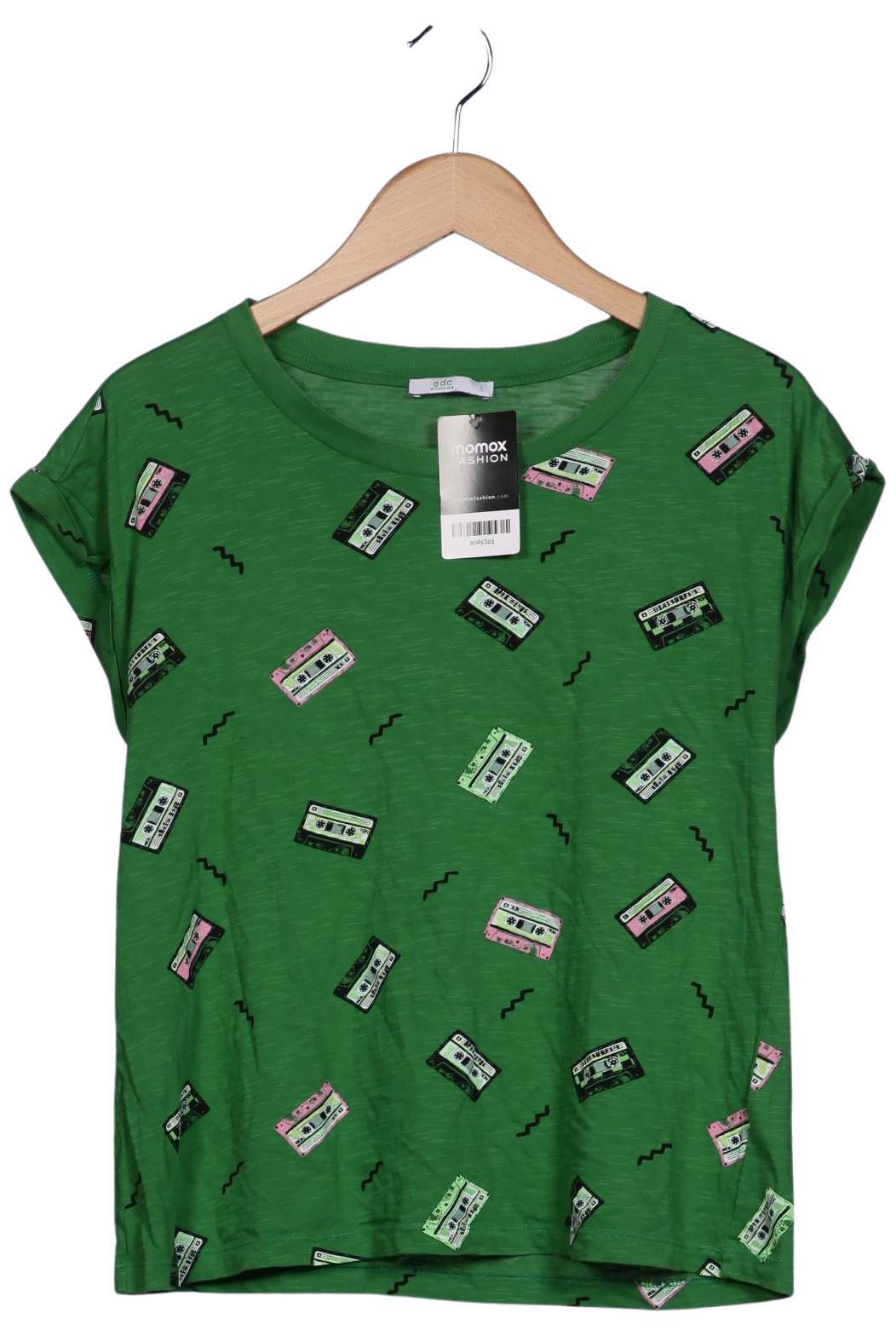 

edc by Esprit Damen T-Shirt, grün, Gr. 42