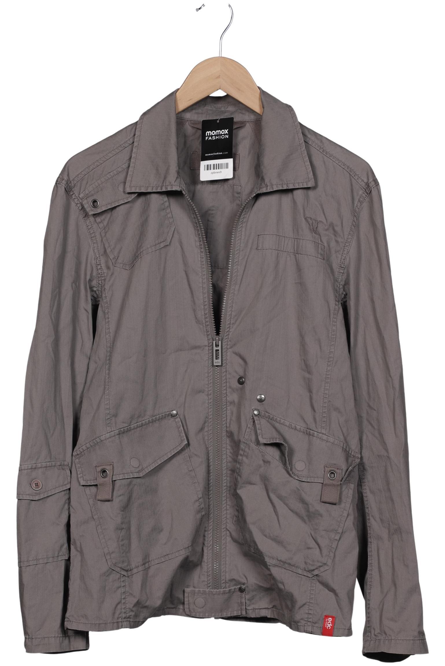 

edc by Esprit Herren Jacke, grau, Gr. 48