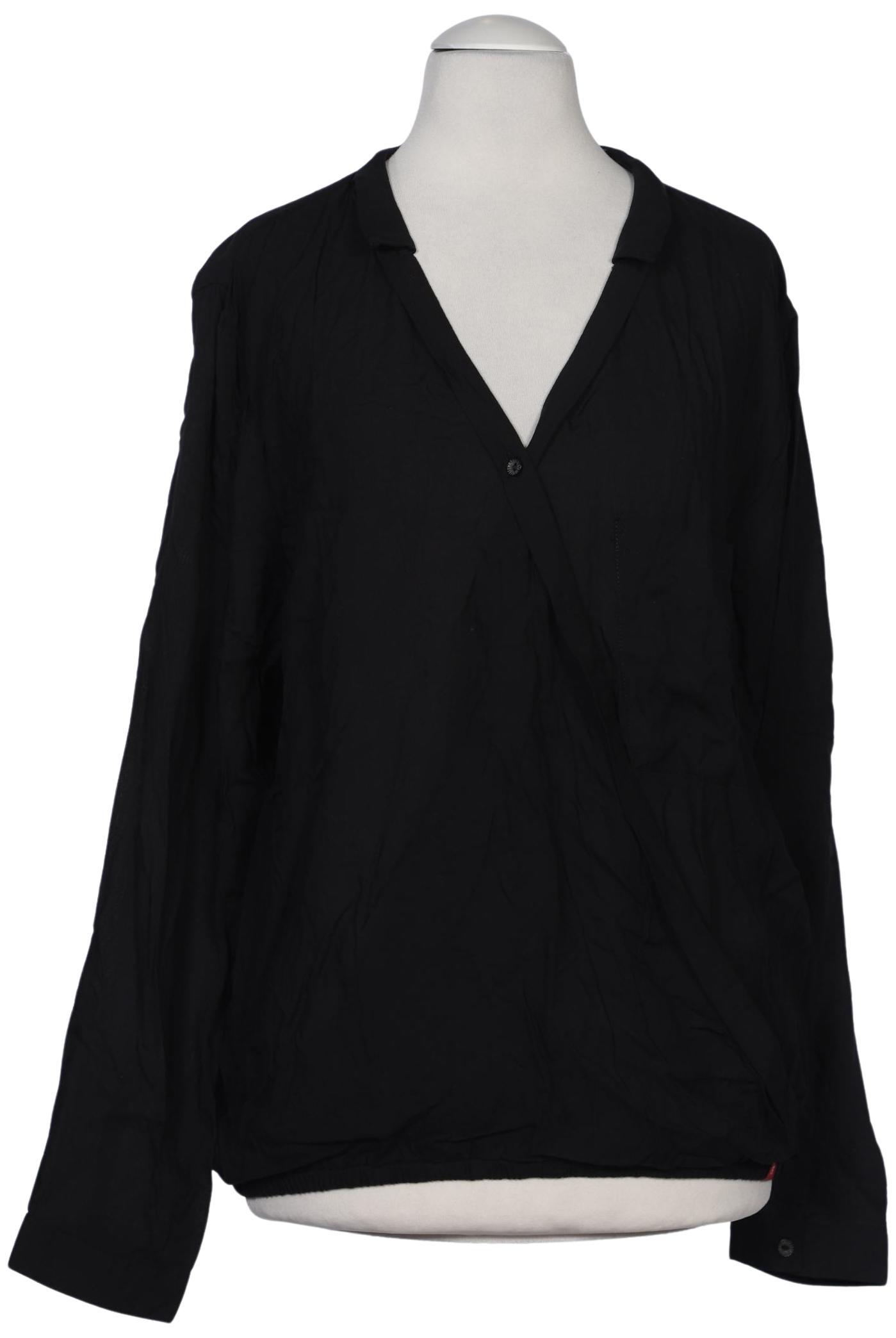 

edc by Esprit Damen Bluse, schwarz, Gr. 36