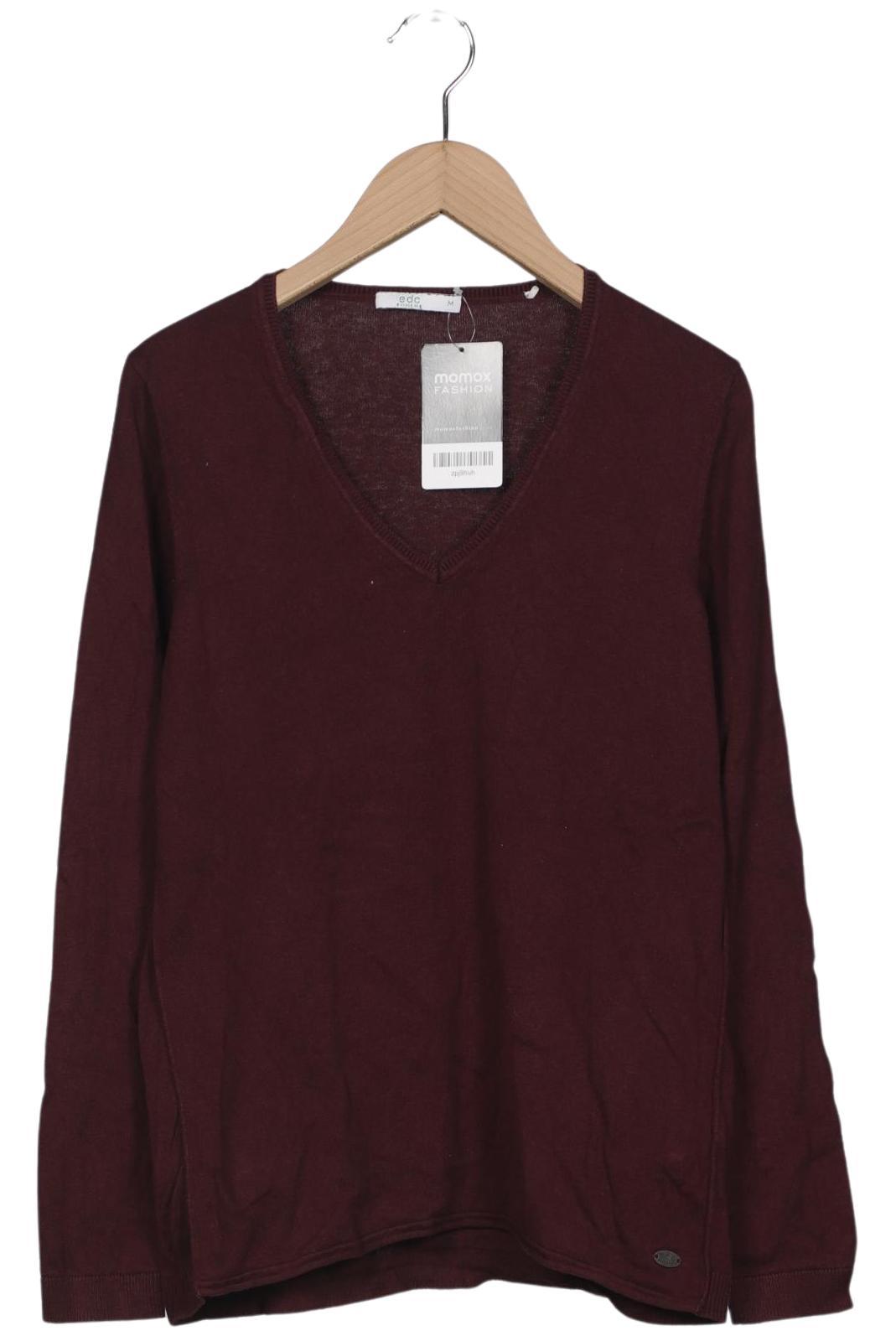 

edc by Esprit Damen Pullover, bordeaux, Gr. 38