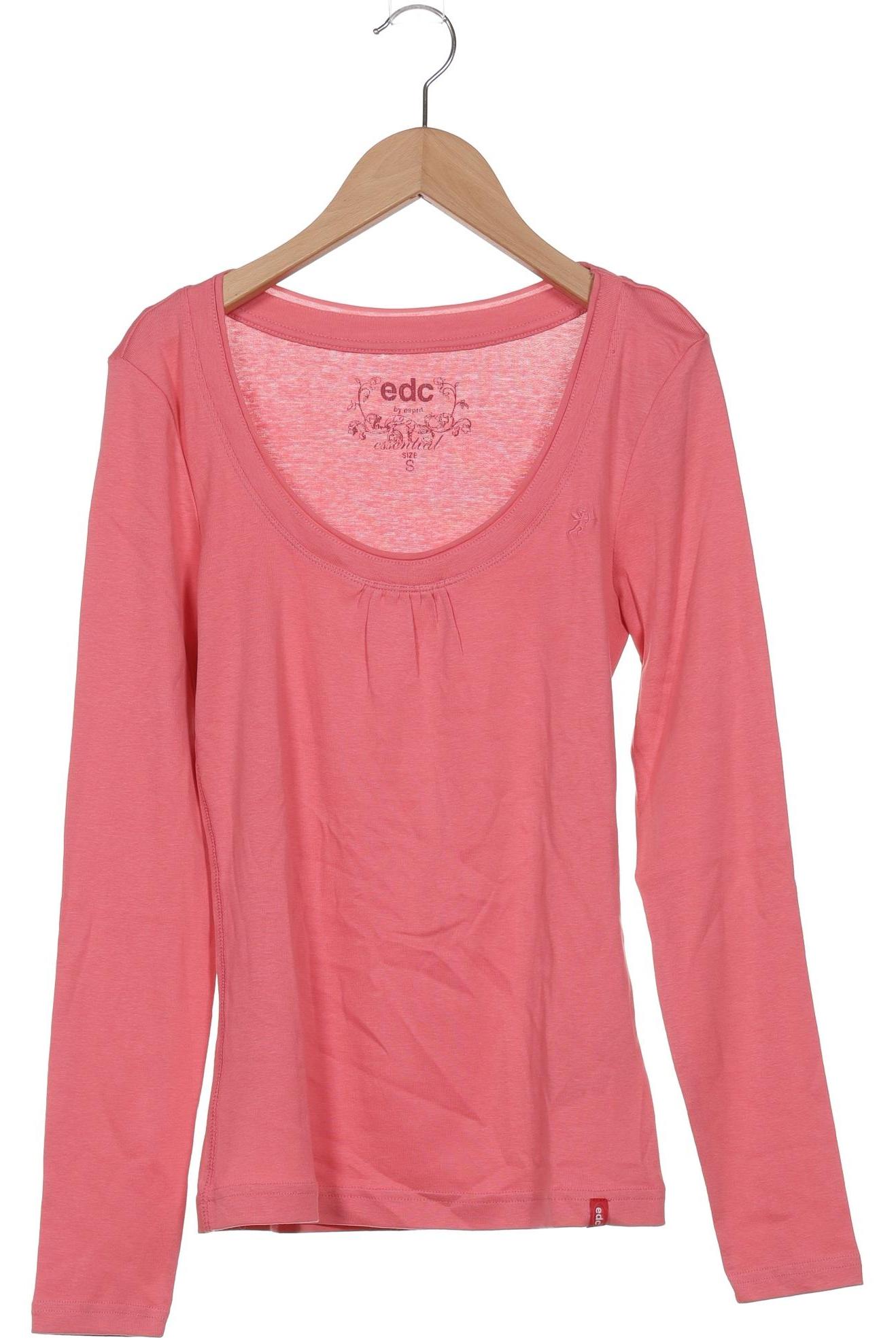 

edc by Esprit Damen Langarmshirt, pink, Gr. 36