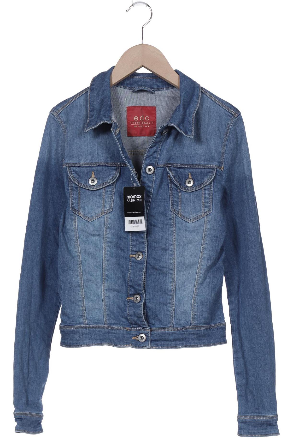 

edc by Esprit Damen Jacke, blau, Gr. 36