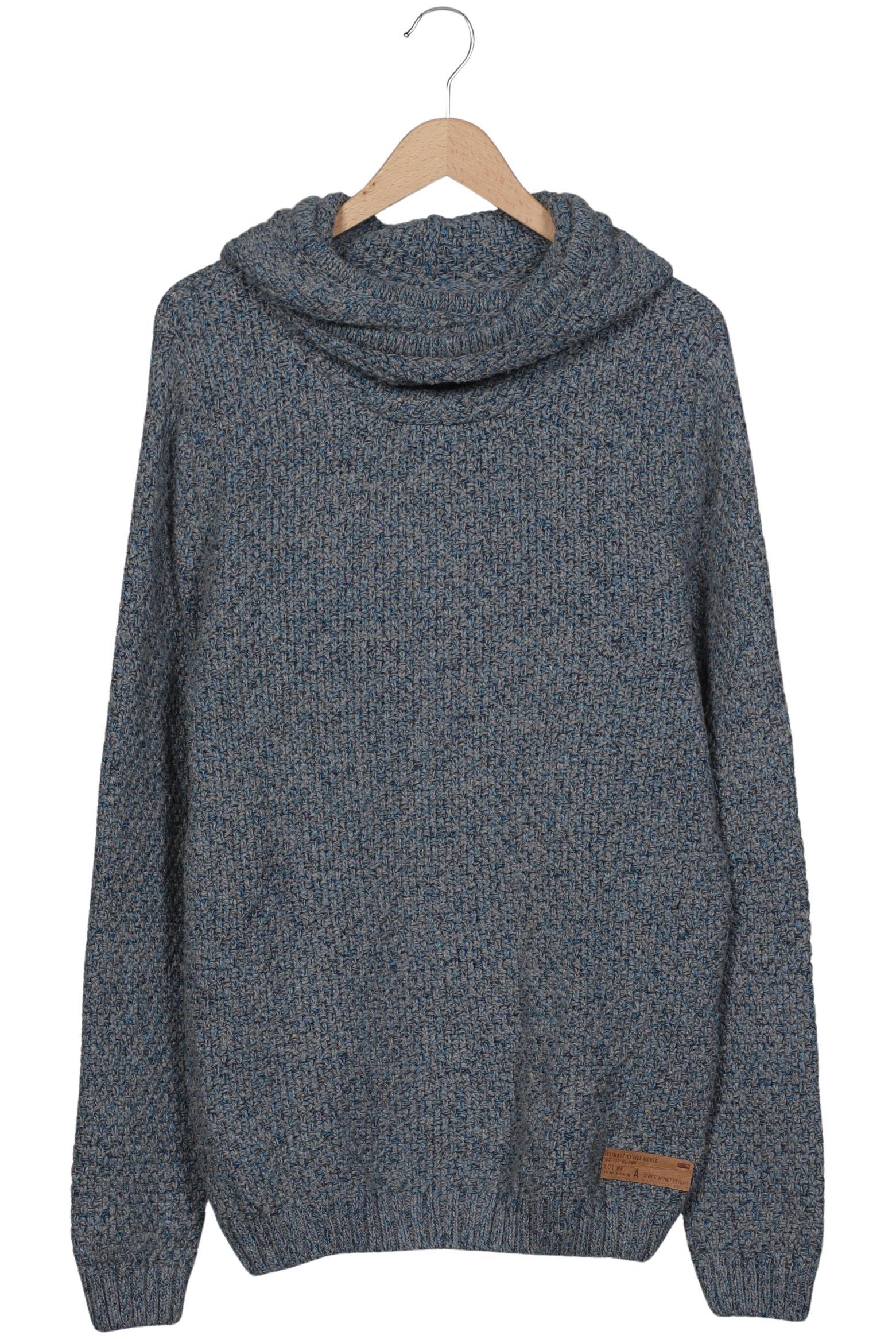

edc by Esprit Herren Pullover, blau, Gr. 52