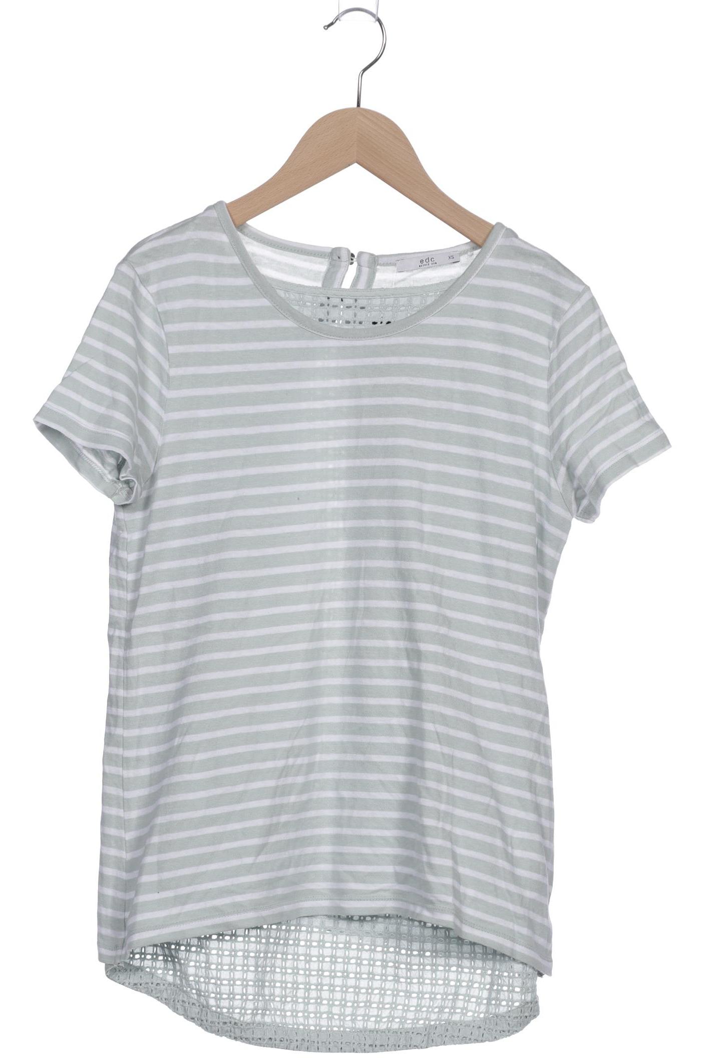 

edc by Esprit Damen T-Shirt, hellgrün, Gr. 34