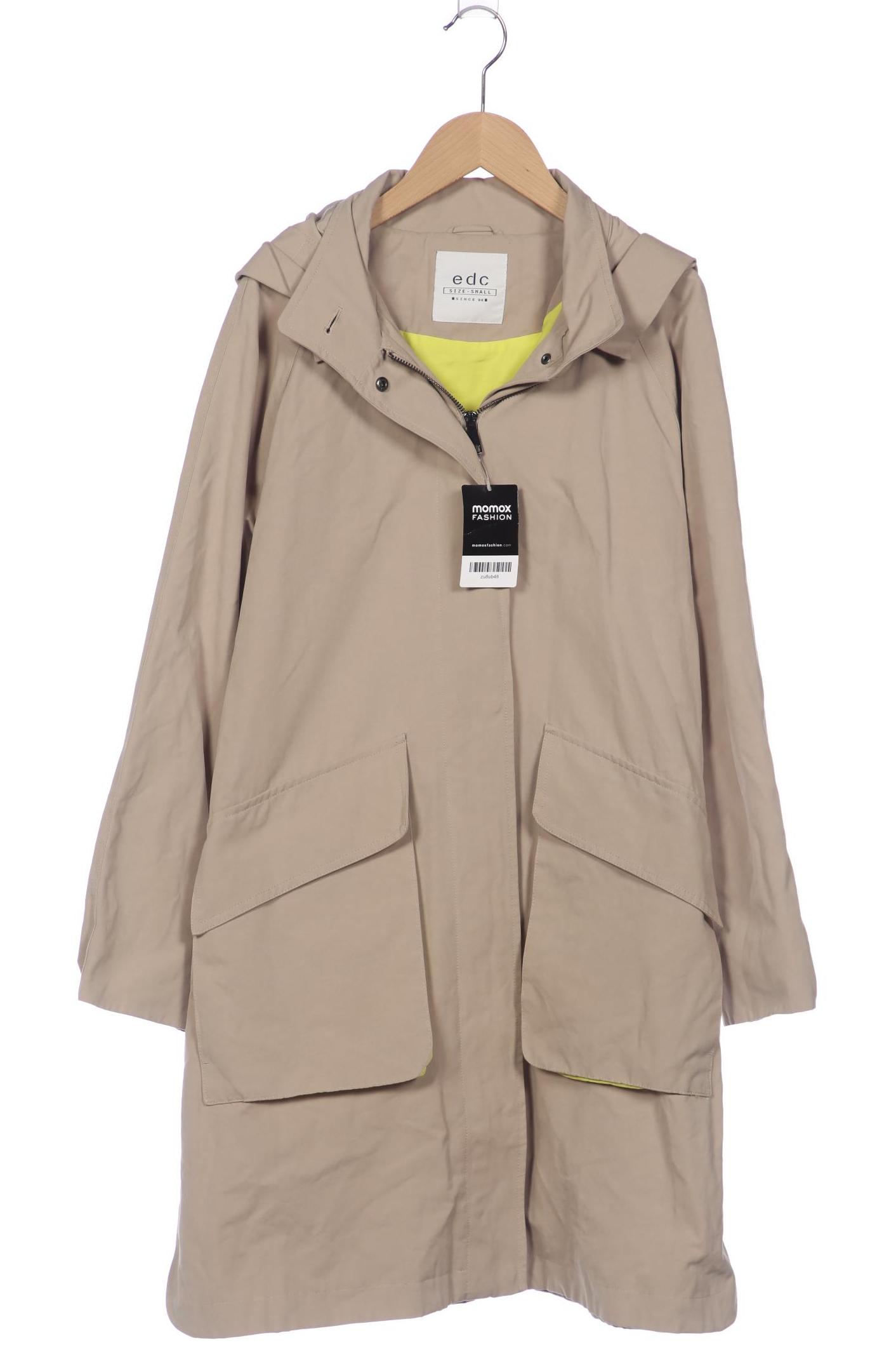 

edc by Esprit Damen Mantel, beige, Gr. 36