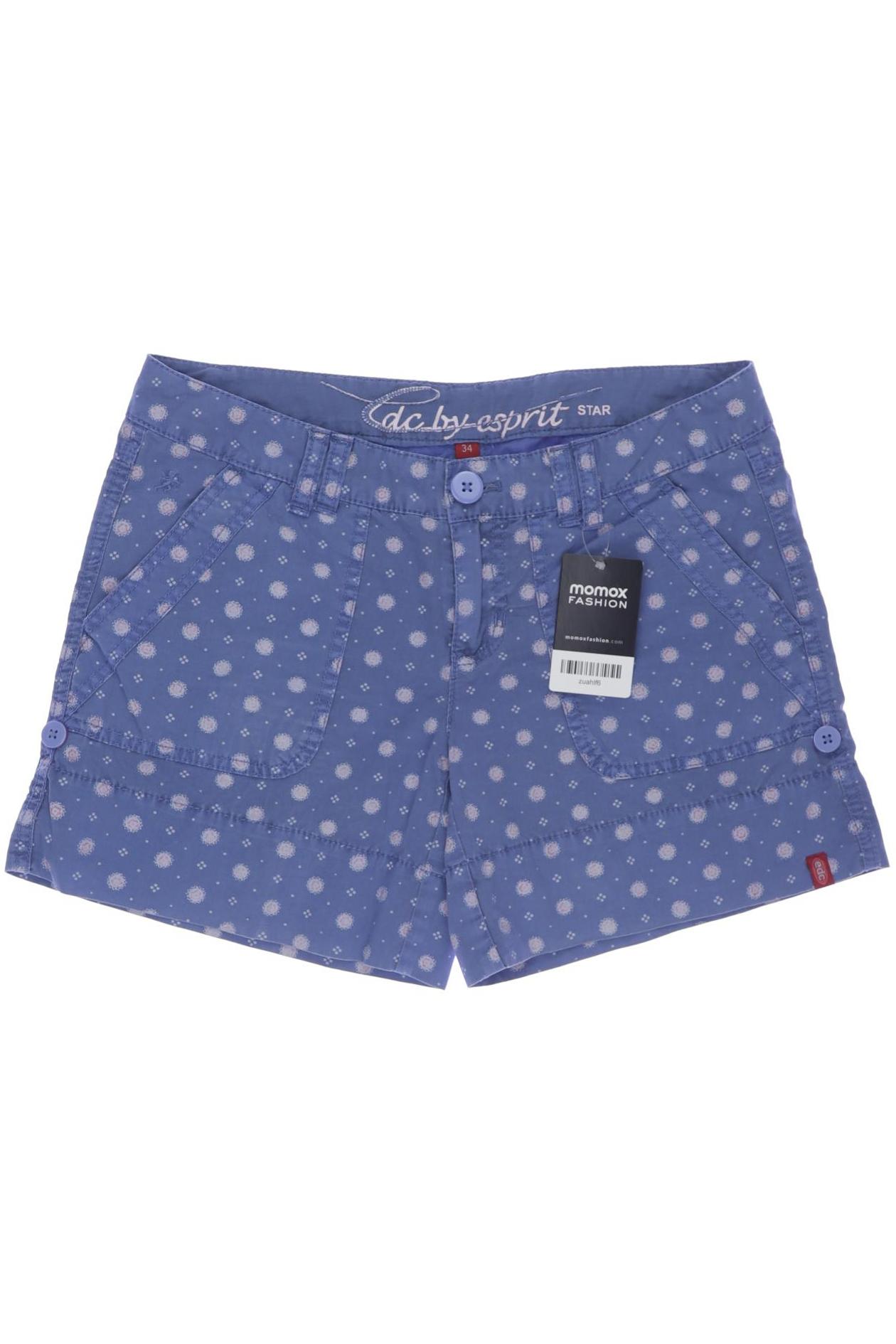 

edc by Esprit Damen Shorts, blau, Gr. 34