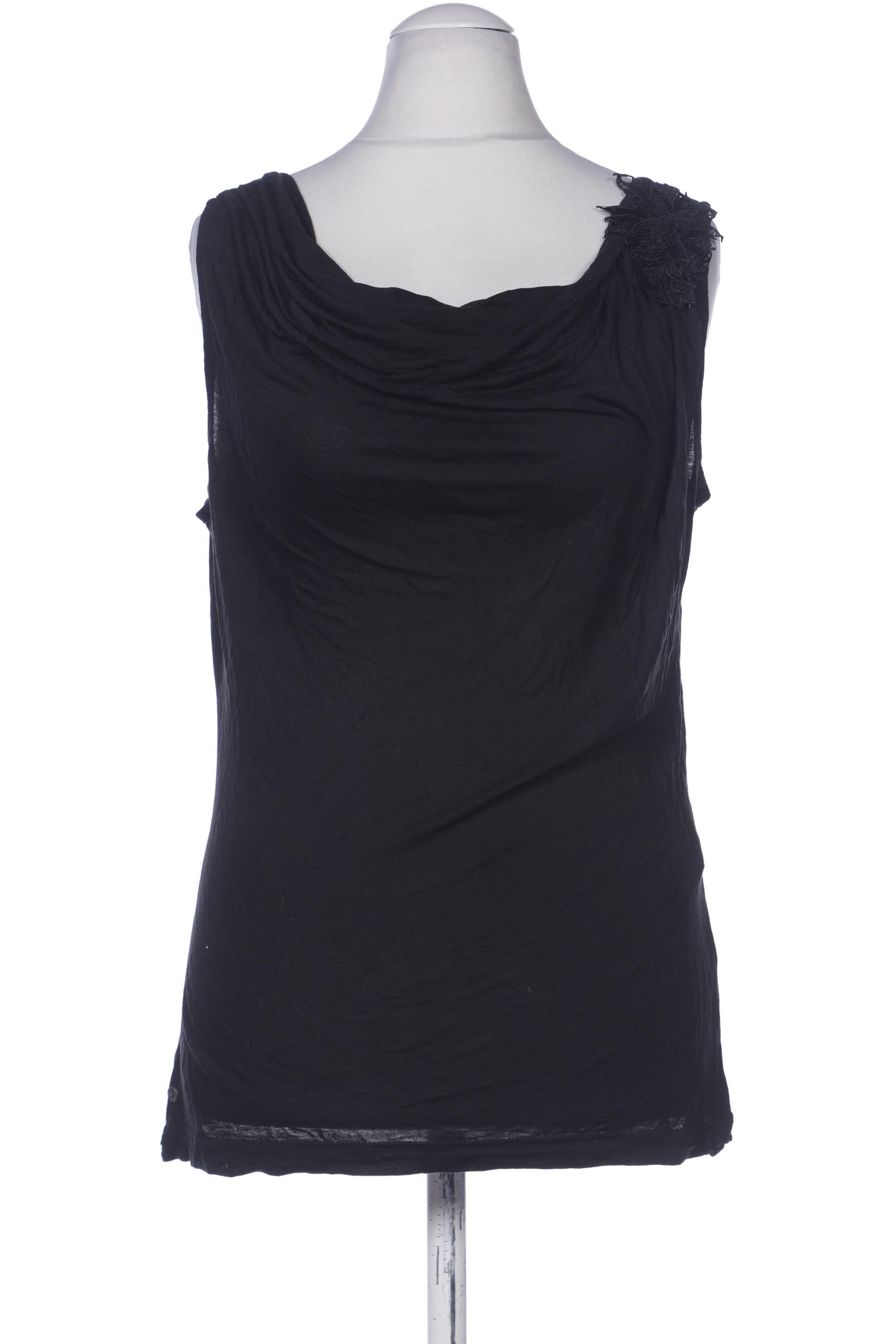 

edc by Esprit Damen Top, schwarz, Gr. 38
