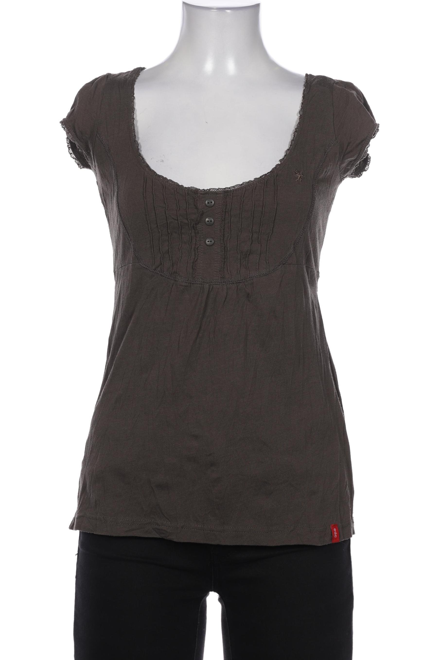 

edc by Esprit Damen T-Shirt, grün, Gr. 36